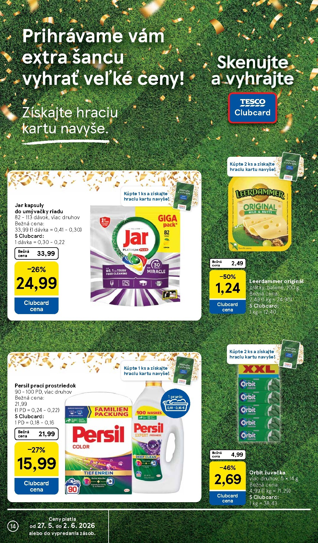 tesco - Nový Tesco leták od stredy, 27.05.2026 do utorka, 02.06.2026 - page: 14