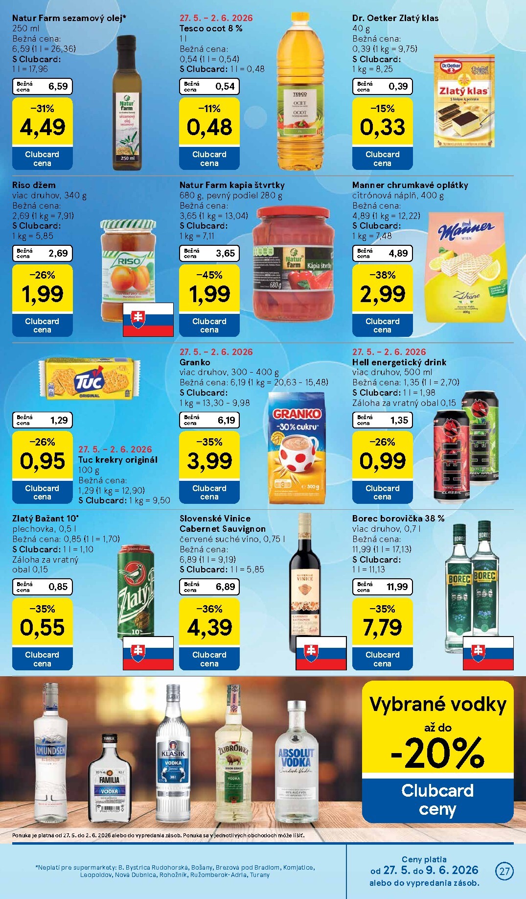 tesco - Nový Tesco supermarket leták od stredy, 27.05.2026 do utorka, 02.06.2026 - page: 27