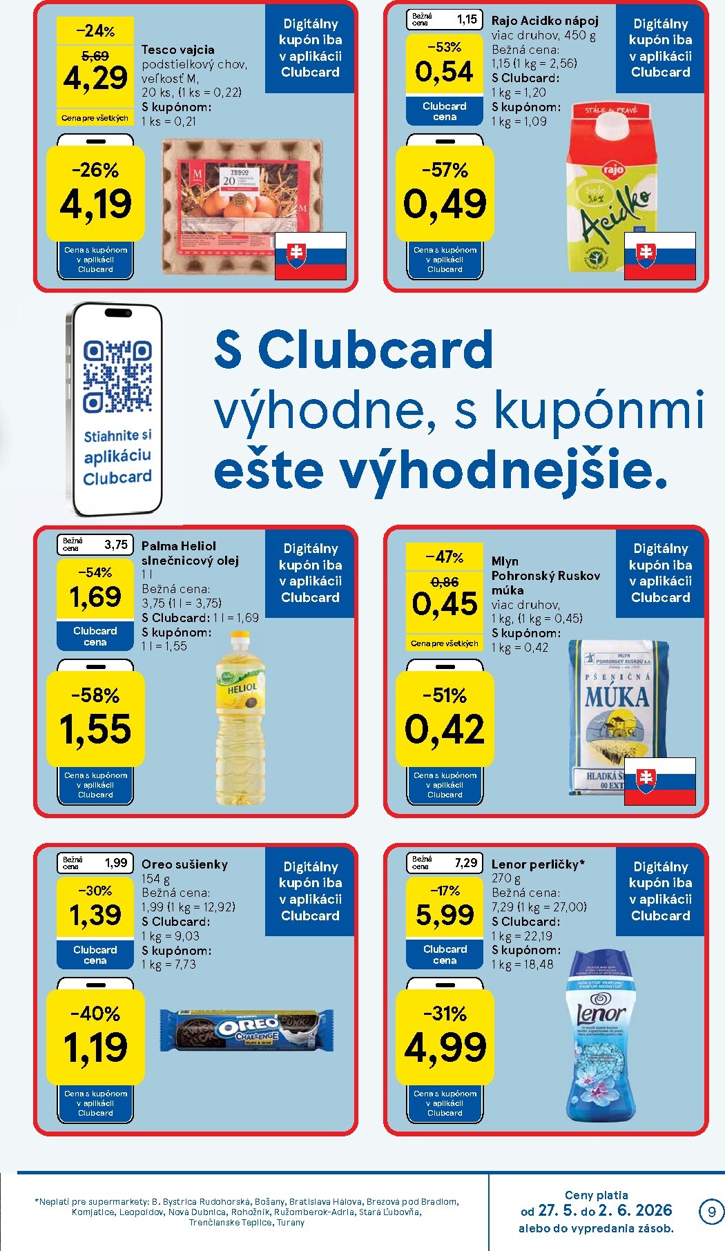 tesco - Nový Tesco supermarket leták od stredy, 27.05.2026 do utorka, 02.06.2026 - page: 9