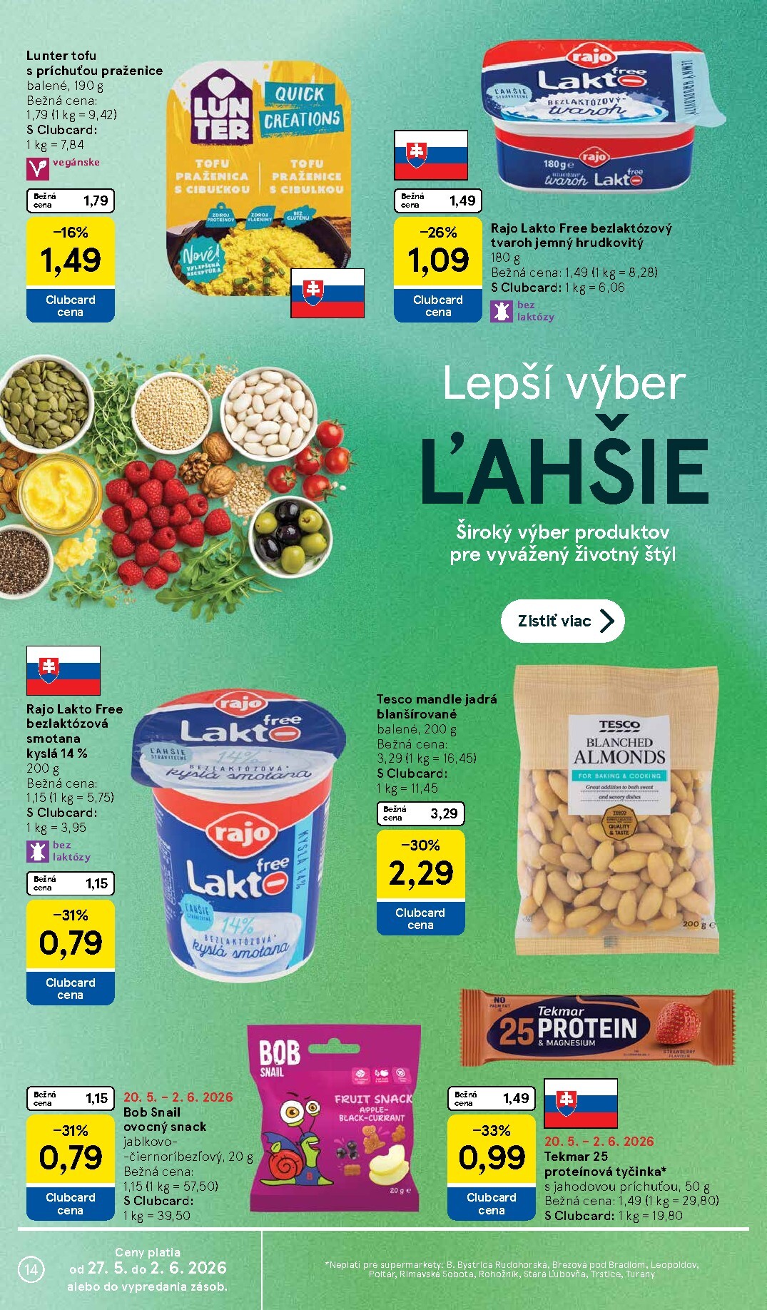tesco - Nový Tesco supermarket leták od stredy, 27.05.2026 do utorka, 02.06.2026 - page: 14