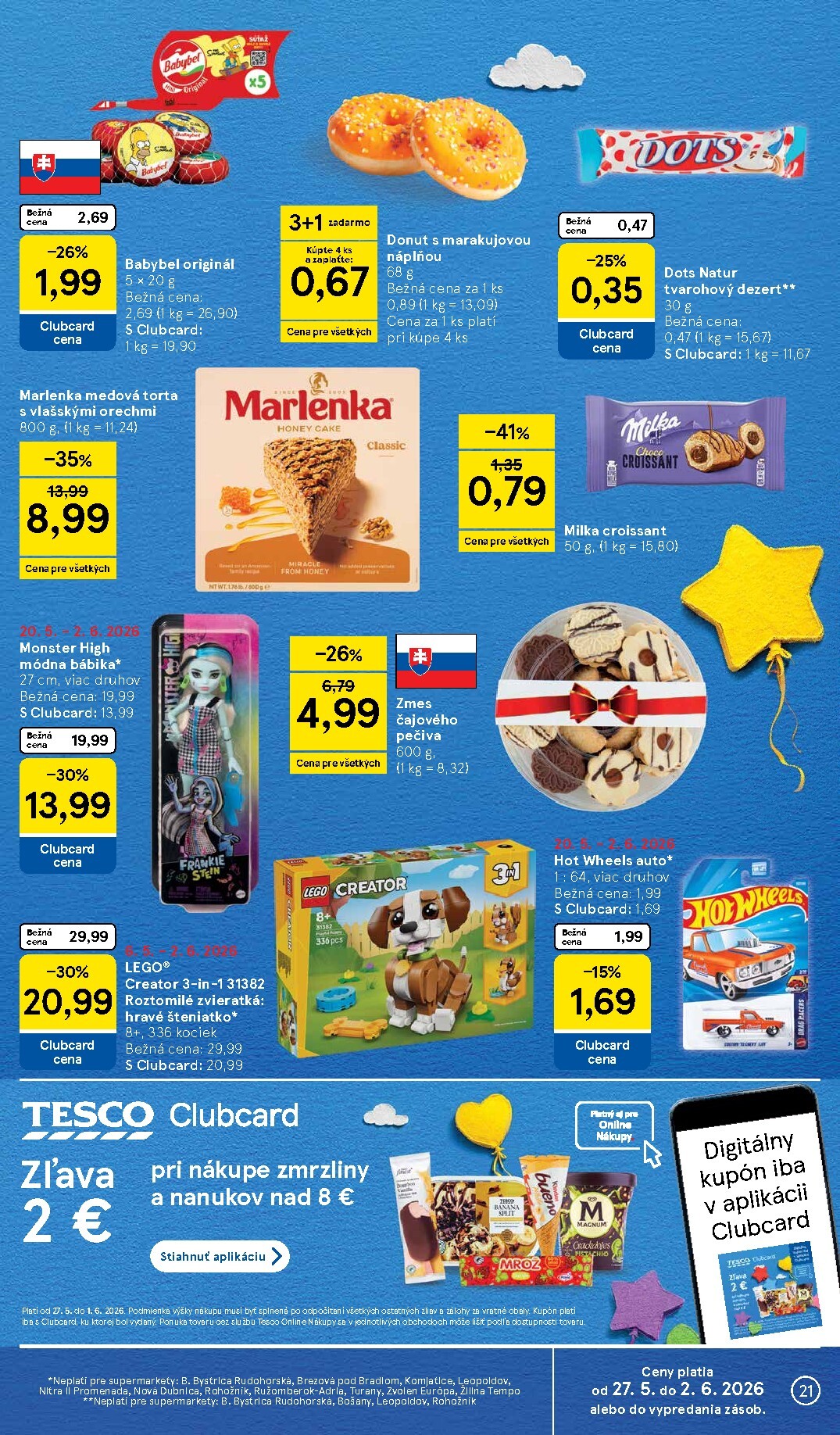 tesco - Nový Tesco supermarket leták od stredy, 27.05.2026 do utorka, 02.06.2026 - page: 21