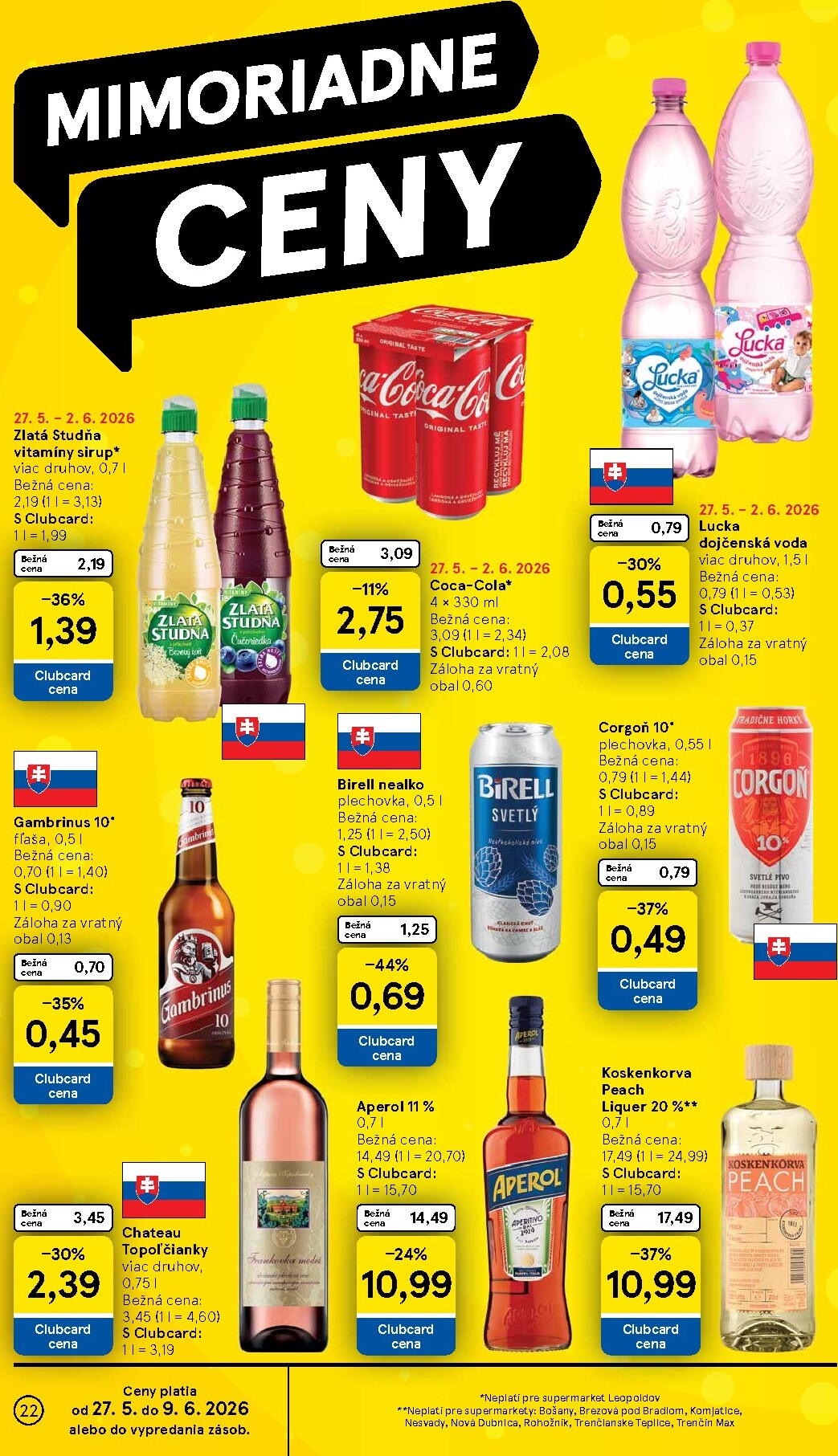 tesco - Nový Tesco supermarket leták od stredy, 27.05.2026 do utorka, 02.06.2026 - page: 22