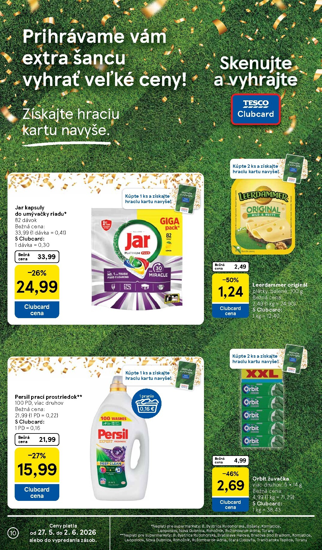 tesco - Nový Tesco supermarket leták od stredy, 27.05.2026 do utorka, 02.06.2026 - page: 10