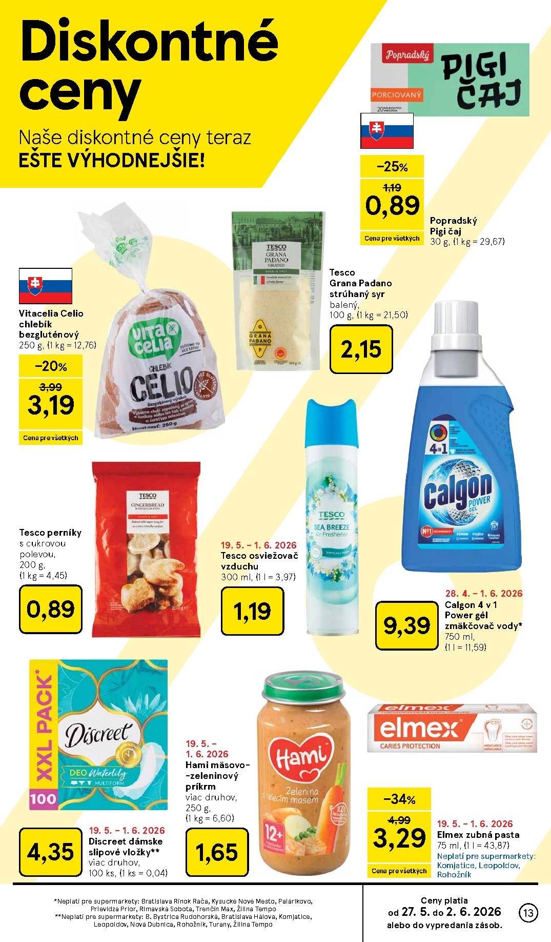 tesco - Nový Tesco supermarket leták od stredy, 27.05.2026 do utorka, 02.06.2026 - page: 13