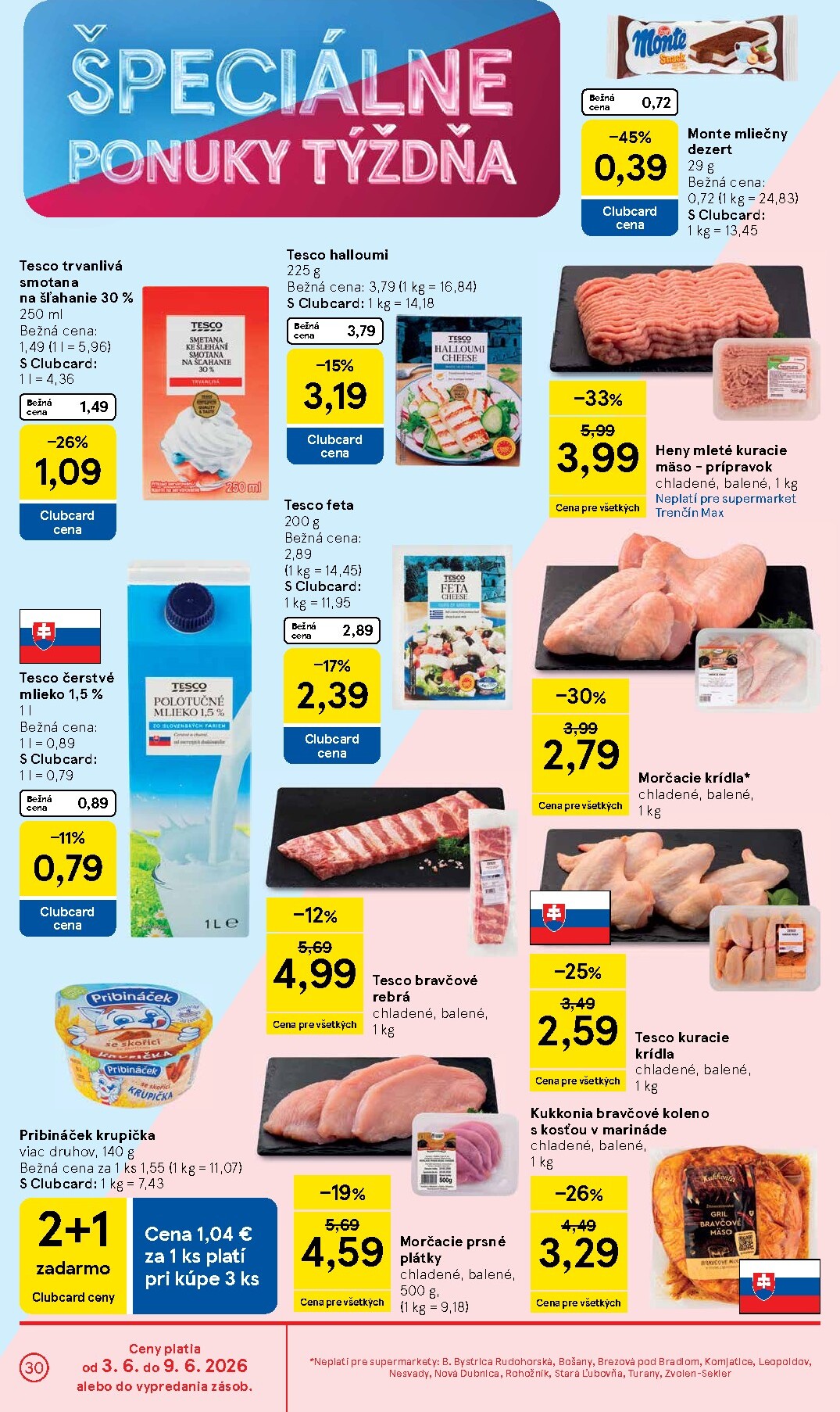 tesco - Nový Tesco supermarket leták od stredy, 03.06.2026 do utorka, 09.06.2026 - page: 30