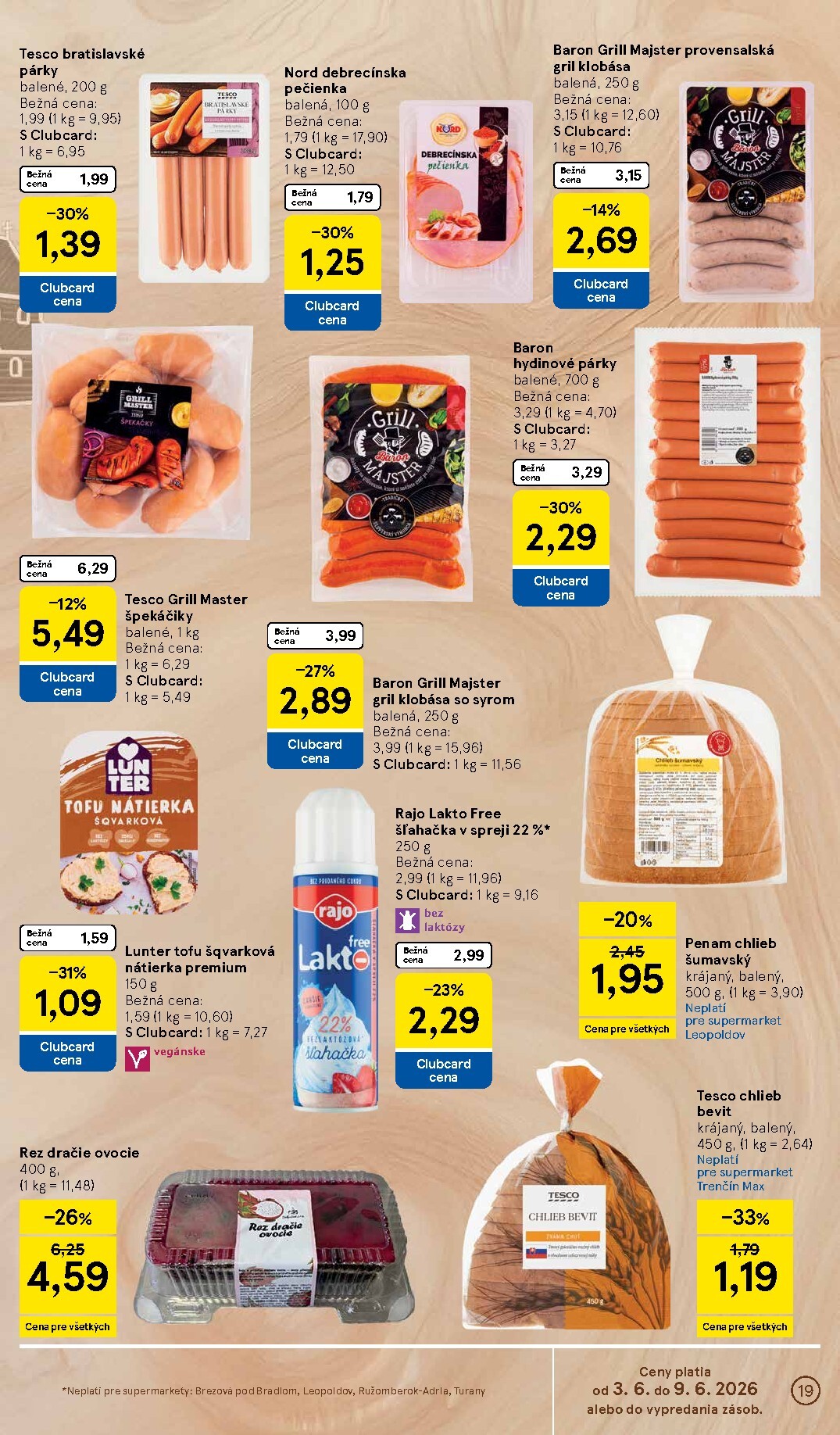 tesco - Nový Tesco supermarket leták od stredy, 03.06.2026 do utorka, 09.06.2026 - page: 19