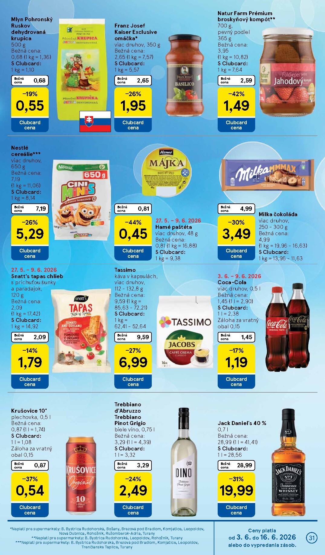 tesco - Nový Tesco supermarket leták od stredy, 03.06.2026 do utorka, 09.06.2026 - page: 31