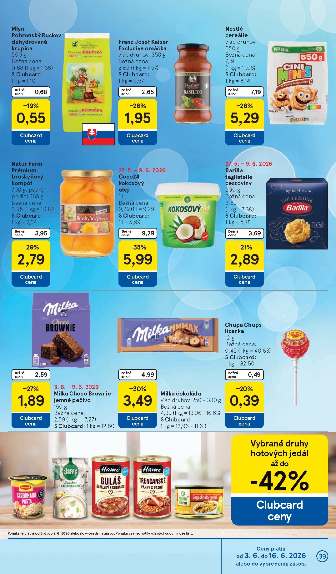 tesco - Nový Tesco leták od stredy, 03.06.2026 do utorka, 09.06.2026 - page: 39