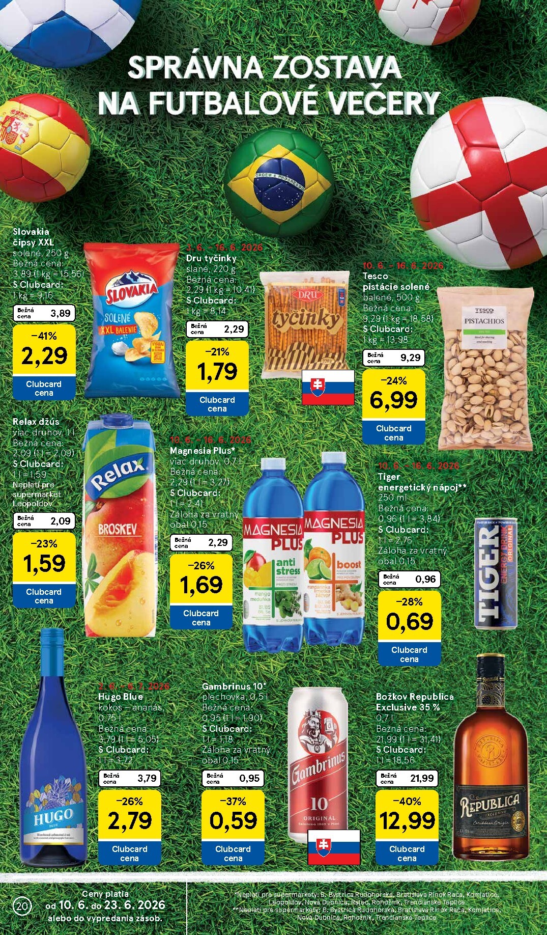 tesco - Nový Tesco supermarket leták od stredy, 10.06.2026 do utorka, 16.06.2026 - page: 20