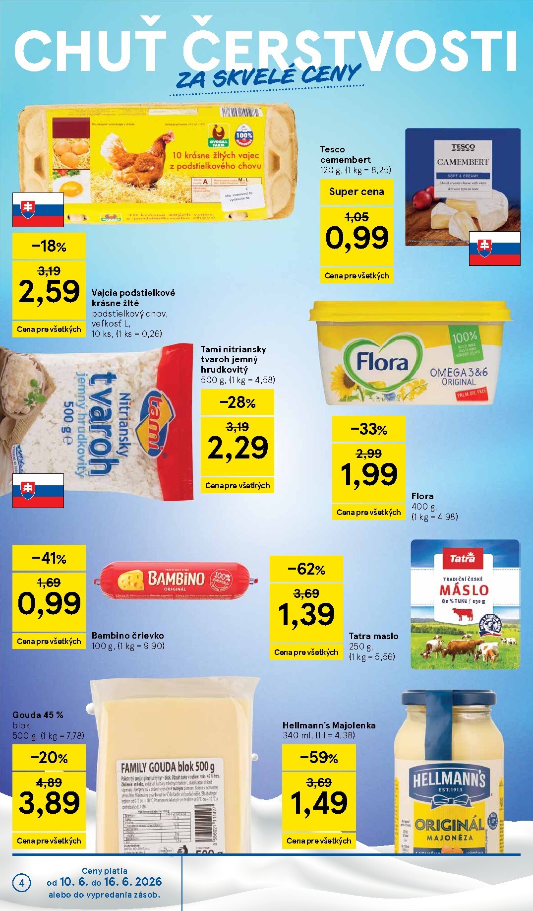 tesco - Nový Tesco supermarket leták od stredy, 10.06.2026 do utorka, 16.06.2026 - page: 4