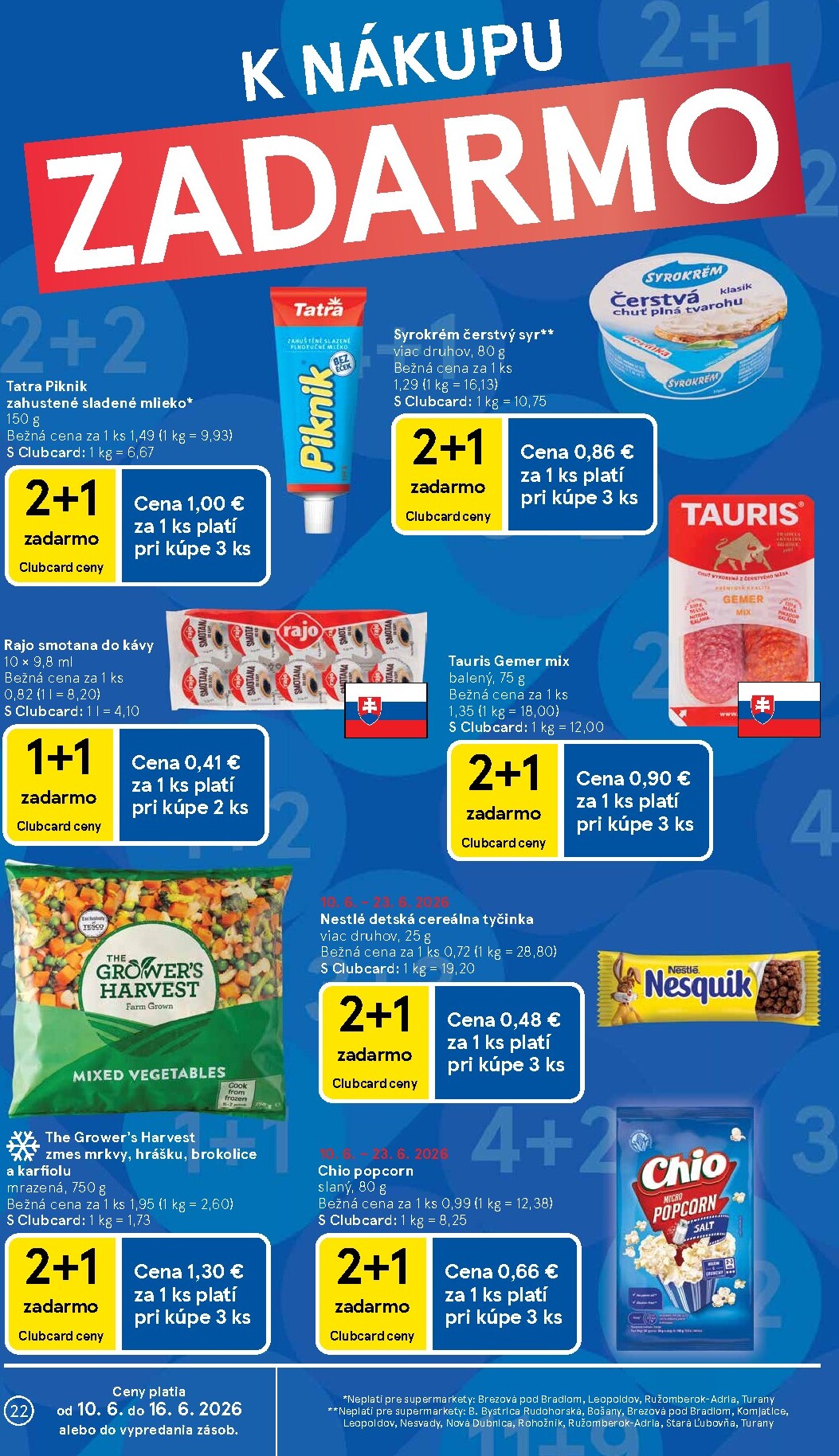 tesco - Nový Tesco supermarket leták od stredy, 10.06.2026 do utorka, 16.06.2026 - page: 22
