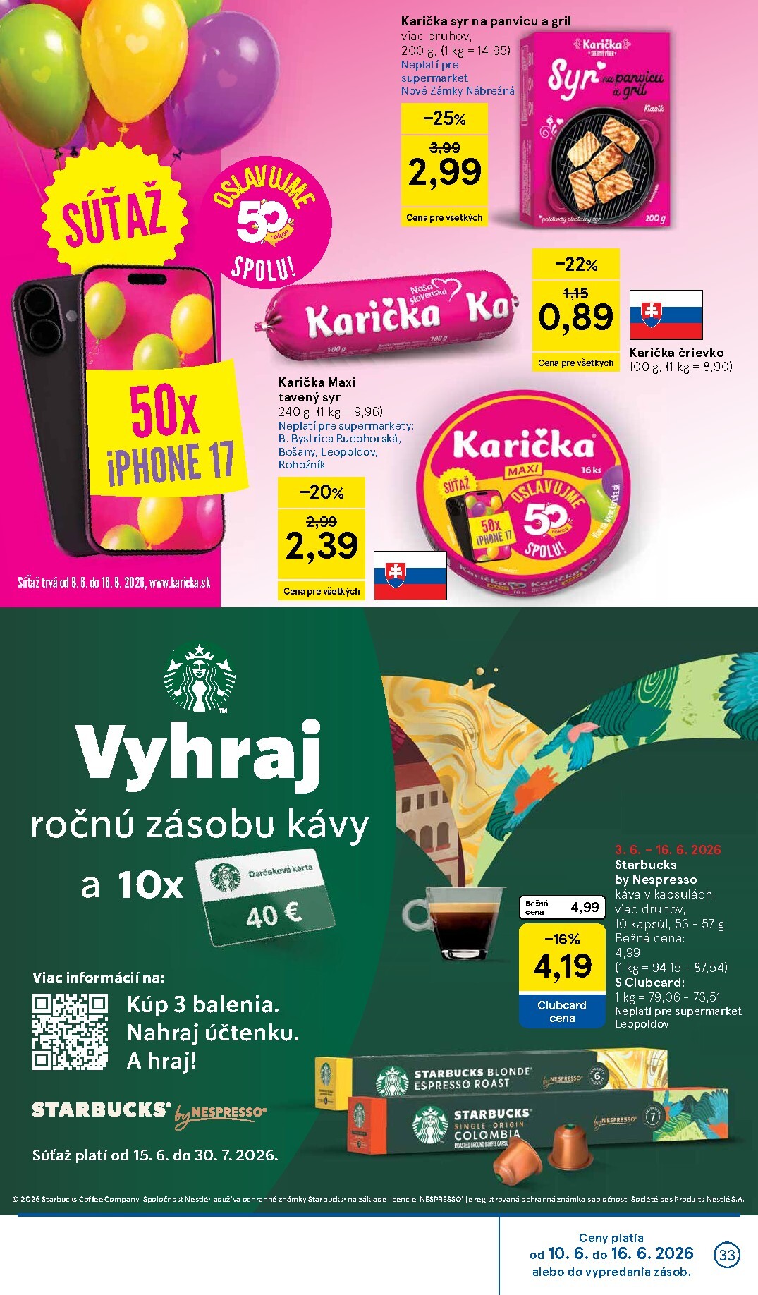 tesco - Nový Tesco supermarket leták od stredy, 10.06.2026 do utorka, 16.06.2026 - page: 33