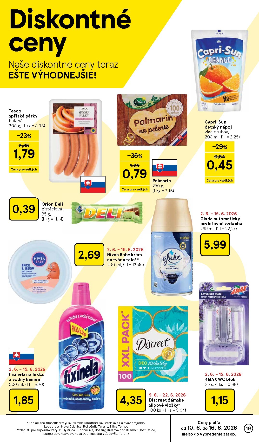 tesco - Nový Tesco supermarket leták od stredy, 10.06.2026 do utorka, 16.06.2026 - page: 19