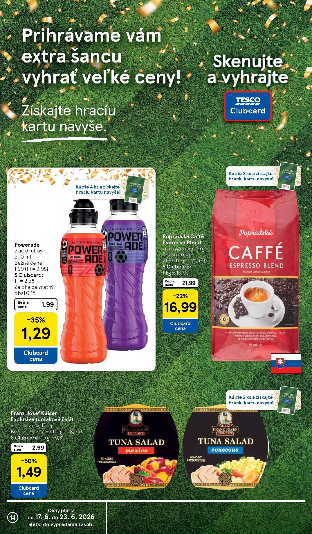 tesco - Nový Tesco leták od stredy, 17.06.2026 do utorka, 23.06.2026 - page: 14