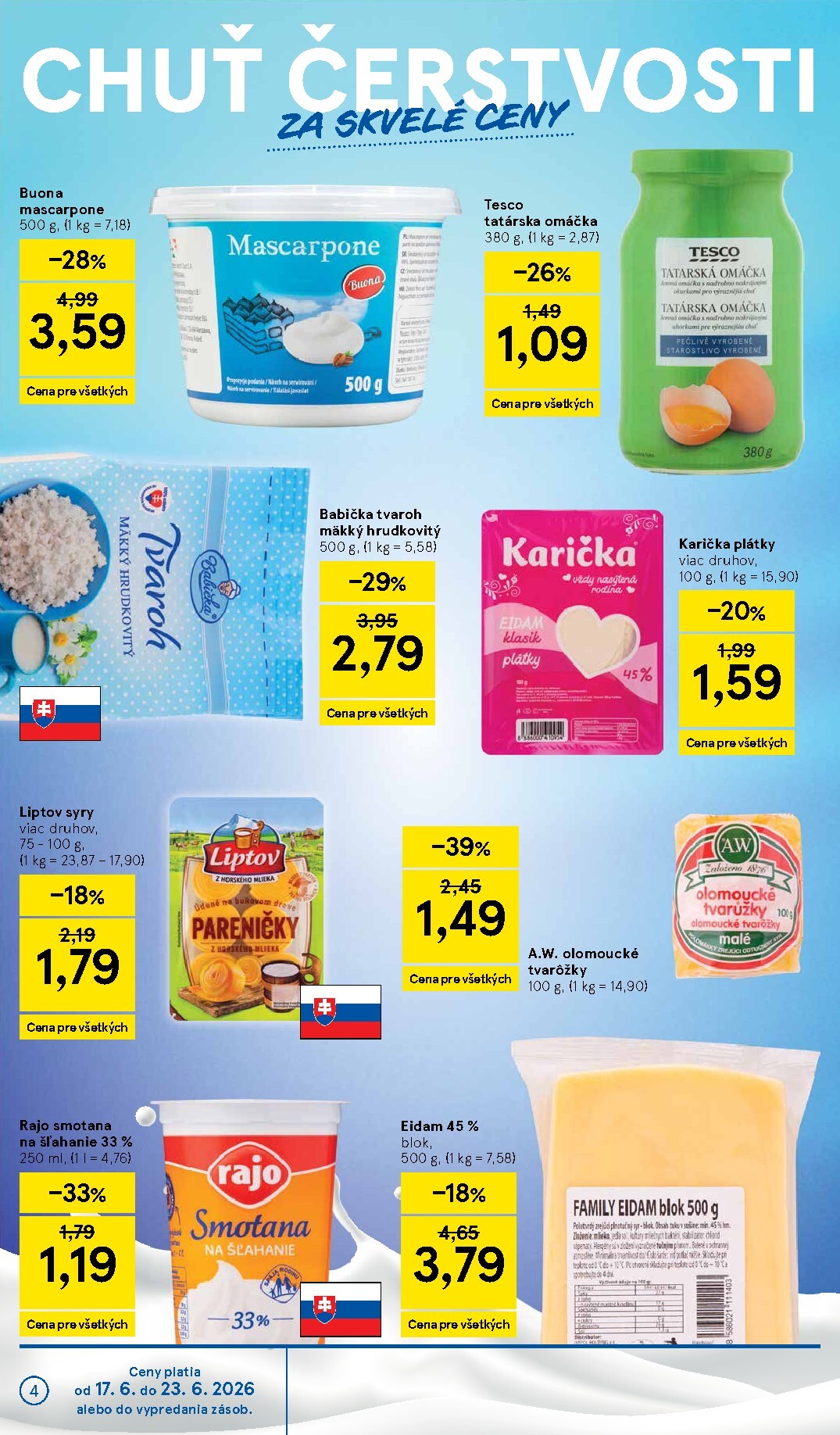 tesco - Nový Tesco leták od stredy, 17.06.2026 do utorka, 23.06.2026 - page: 4
