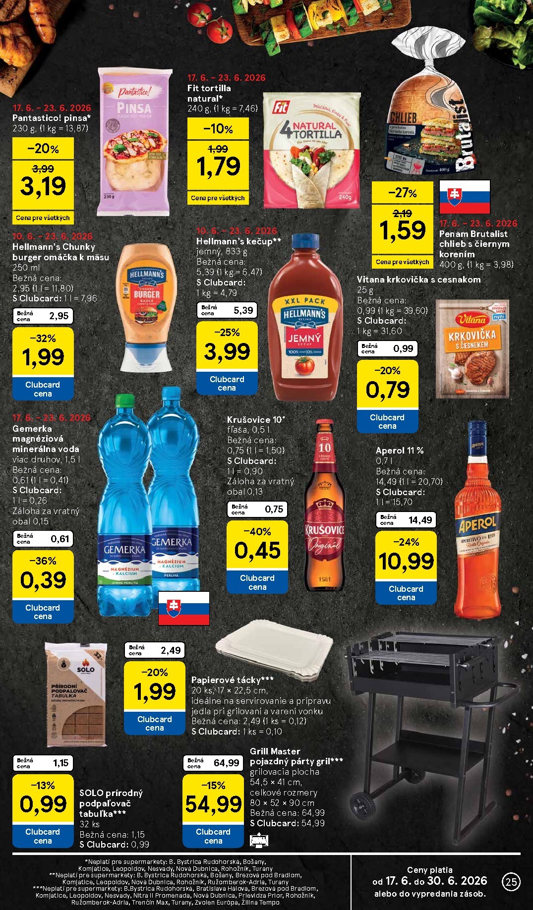 tesco - Nový Tesco supermarket leták od stredy, 17.06.2026 do utorka, 23.06.2026 - page: 25