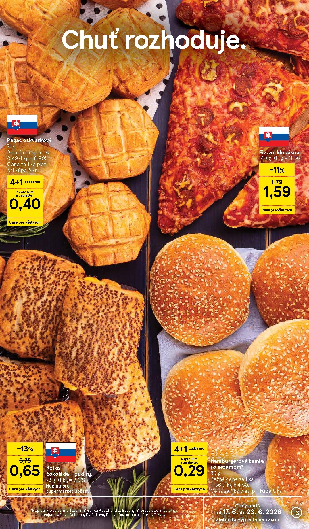 tesco - Nový Tesco supermarket leták od stredy, 17.06.2026 do utorka, 23.06.2026 - page: 13