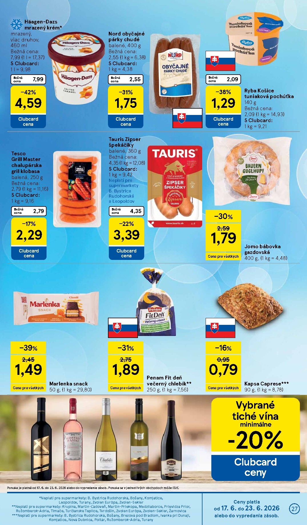 tesco - Nový Tesco supermarket leták od stredy, 17.06.2026 do utorka, 23.06.2026 - page: 27