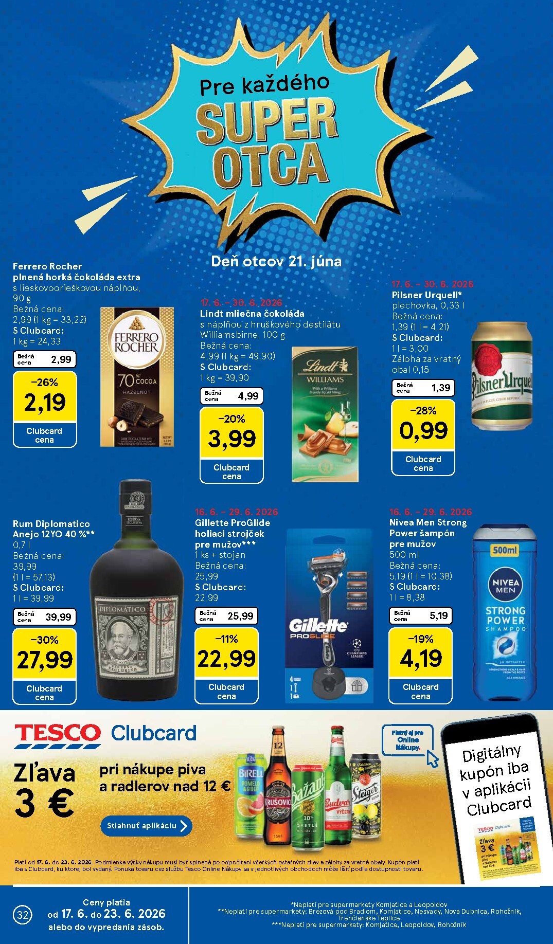 tesco - Nový Tesco supermarket leták od stredy, 17.06.2026 do utorka, 23.06.2026 - page: 32