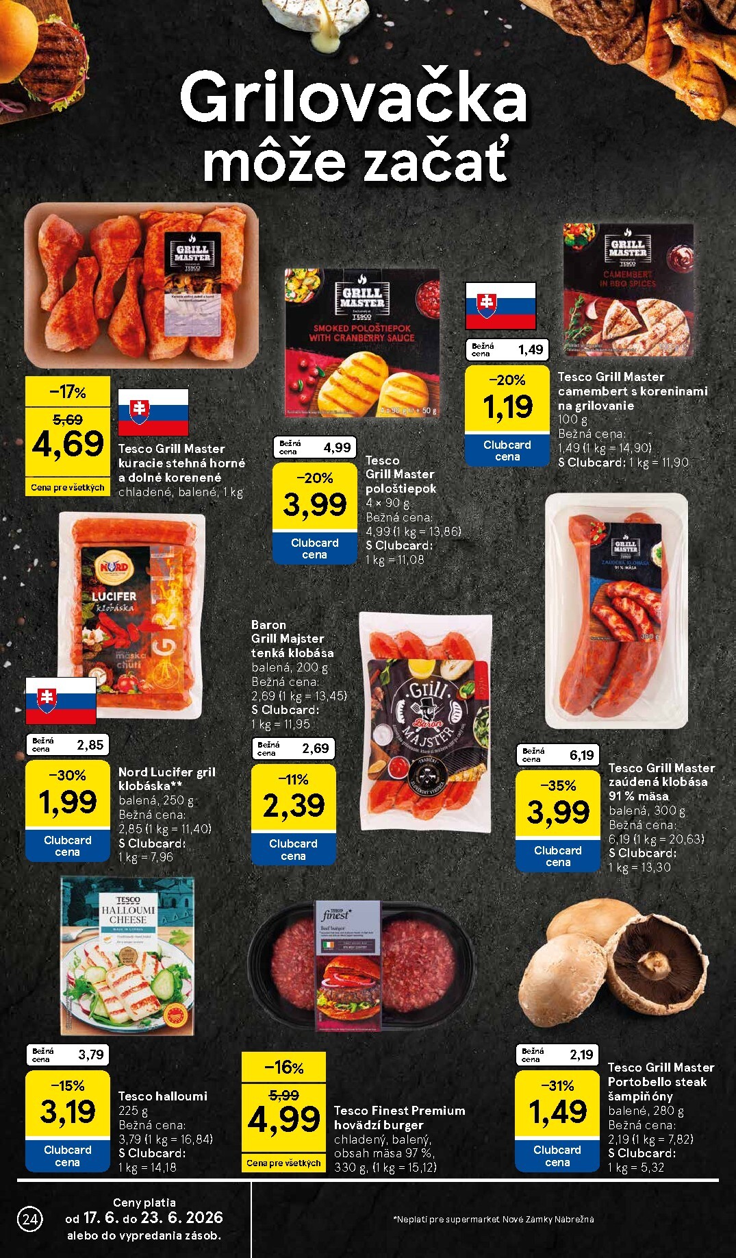 tesco - Nový Tesco supermarket leták od stredy, 17.06.2026 do utorka, 23.06.2026 - page: 24
