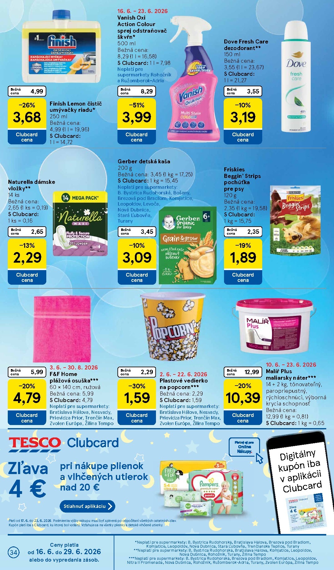 tesco - Nový Tesco supermarket leták od stredy, 17.06.2026 do utorka, 23.06.2026 - page: 34