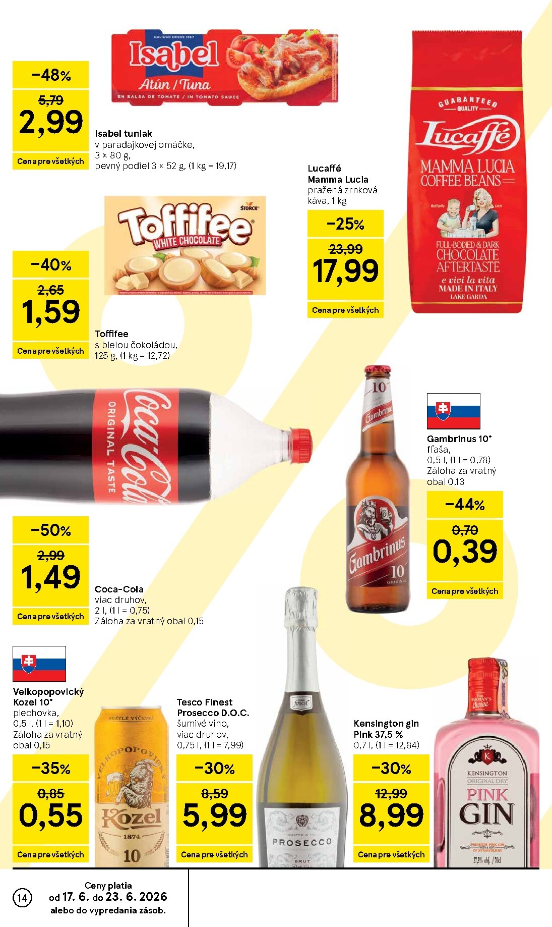 tesco - Nový Tesco supermarket leták od stredy, 17.06.2026 do utorka, 23.06.2026 - page: 14