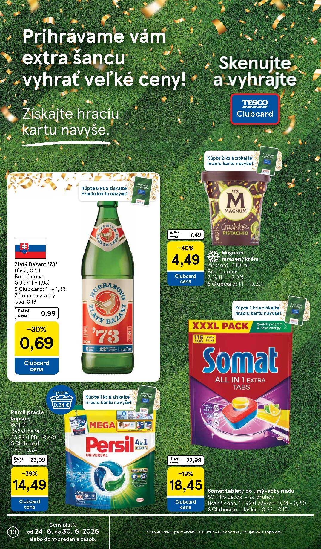 tesco - Nový Tesco supermarket leták od stredy, 24.06.2026 do utorka, 30.06.2026 - page: 10