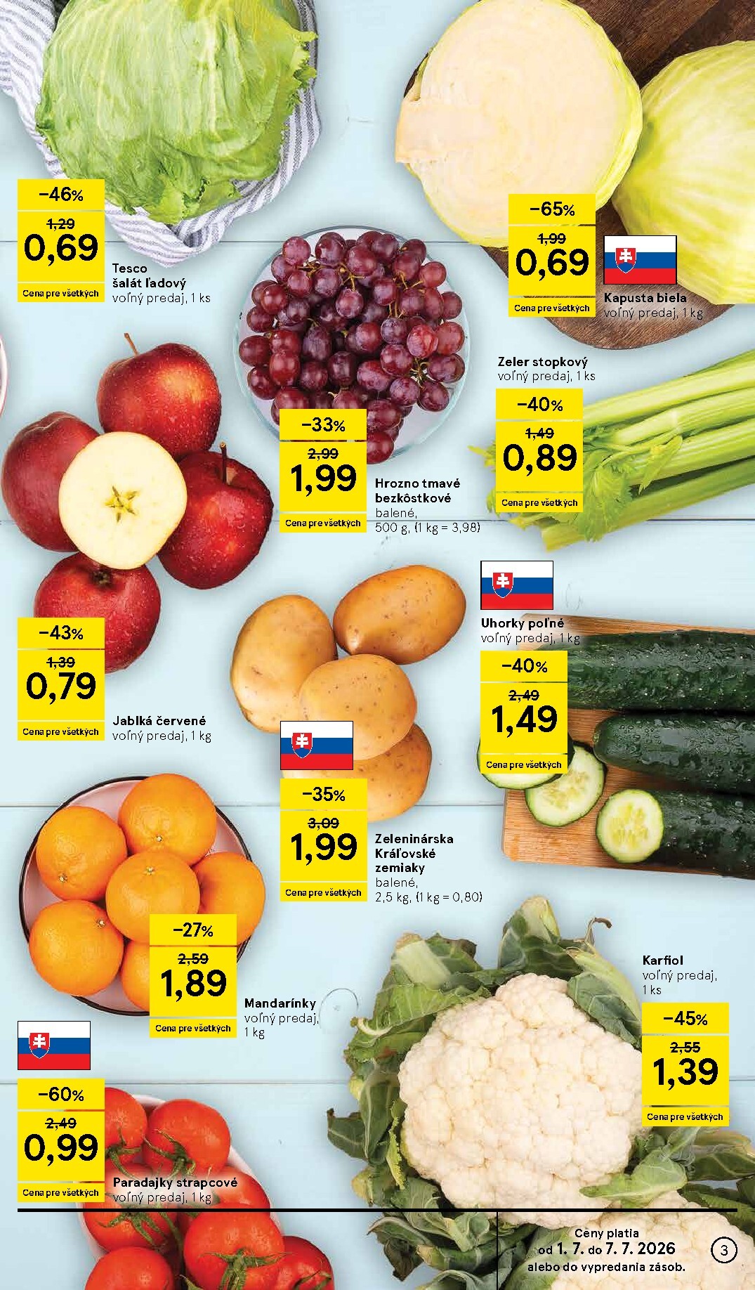 tesco - Nový Tesco supermarket leták od stredy, 01.07.2026 do utorka, 07.07.2026 - page: 3