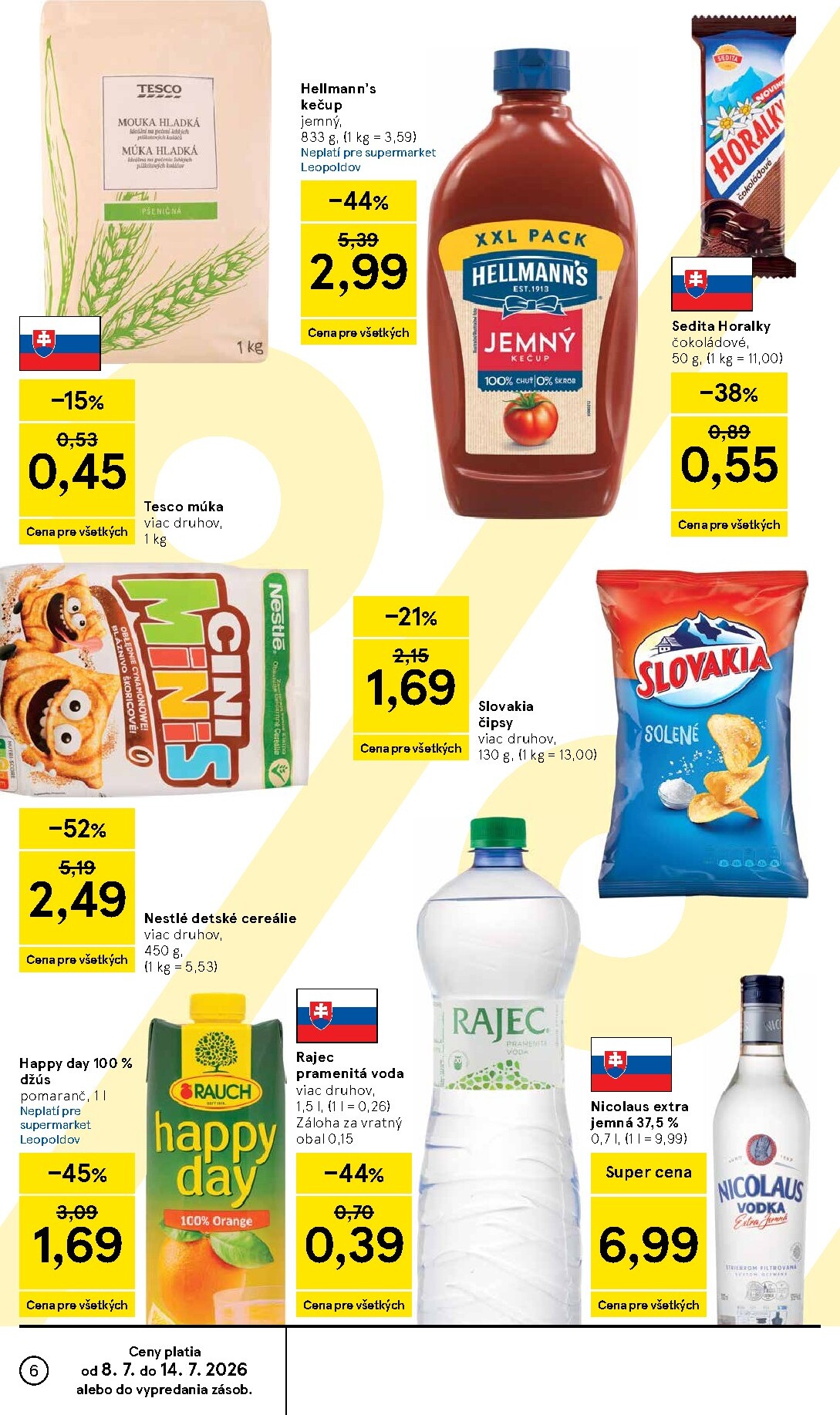 tesco - Nový Tesco - Supermarket leták od stredy, 08.07.2026 do utorka, 14.07.2026 - page: 6