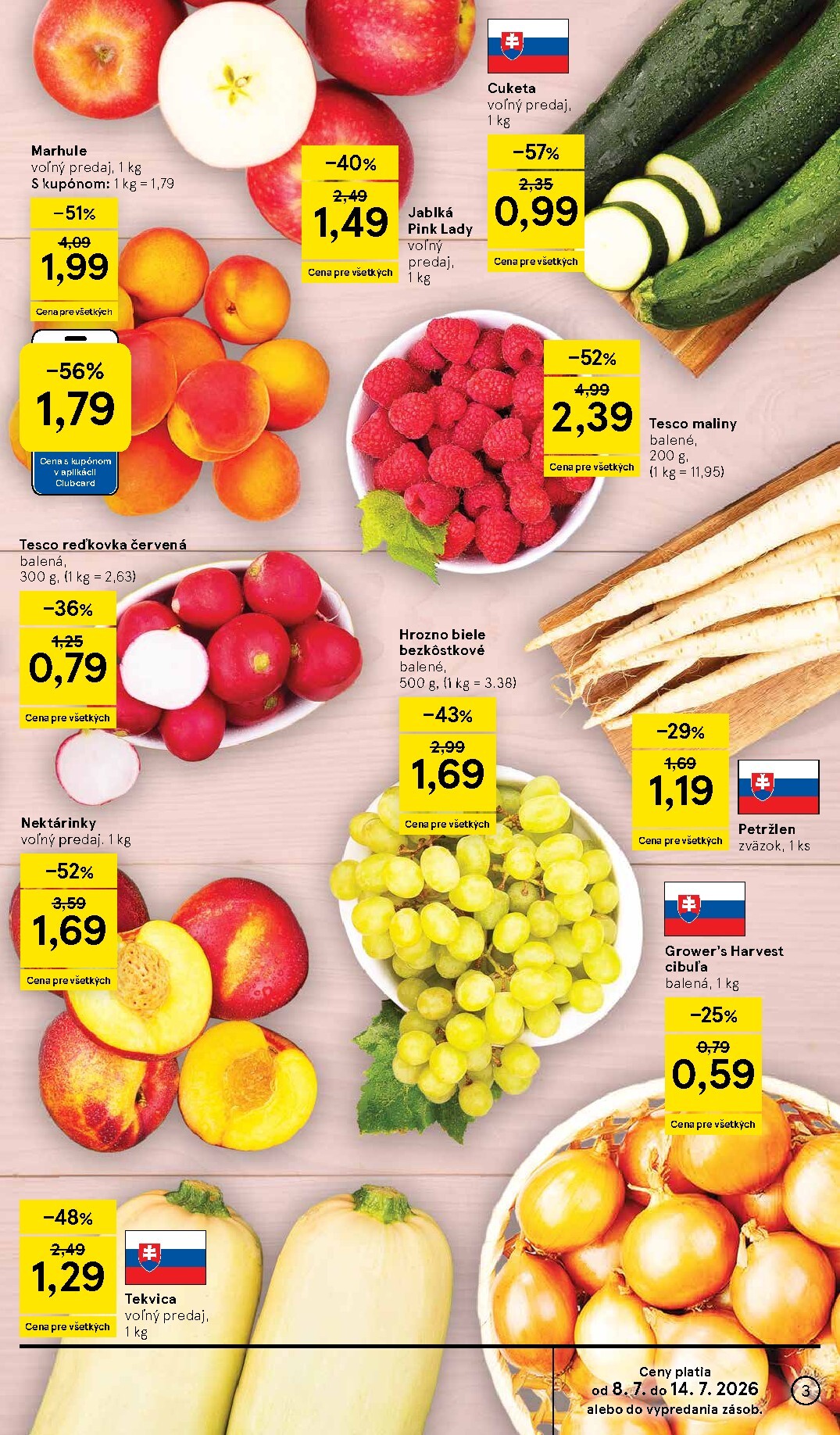 tesco - Nový Tesco - Supermarket leták od stredy, 08.07.2026 do utorka, 14.07.2026 - page: 3