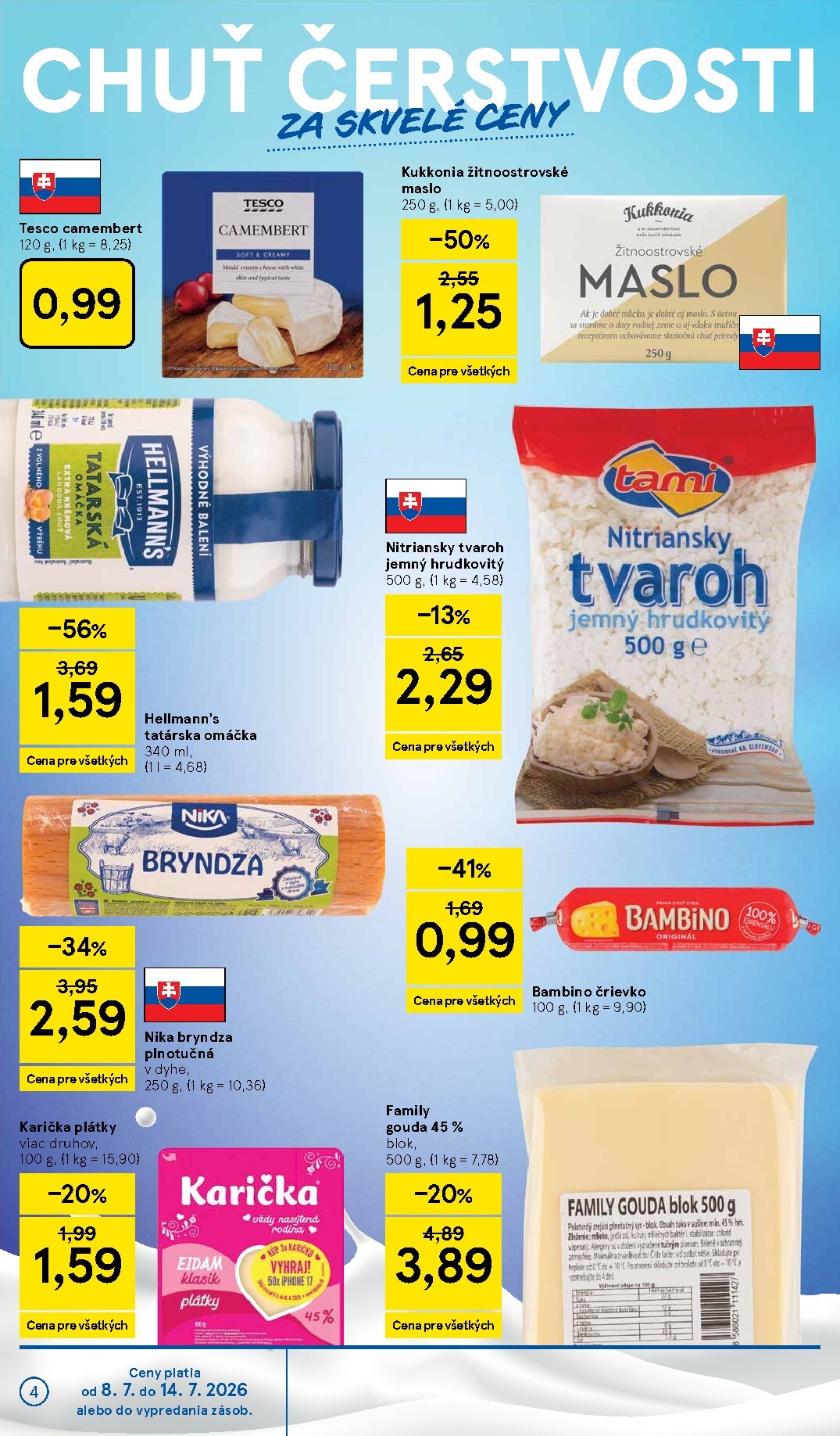 tesco - Nový Tesco leták od stredy, 08.07.2026 do utorka, 14.07.2026 - page: 4