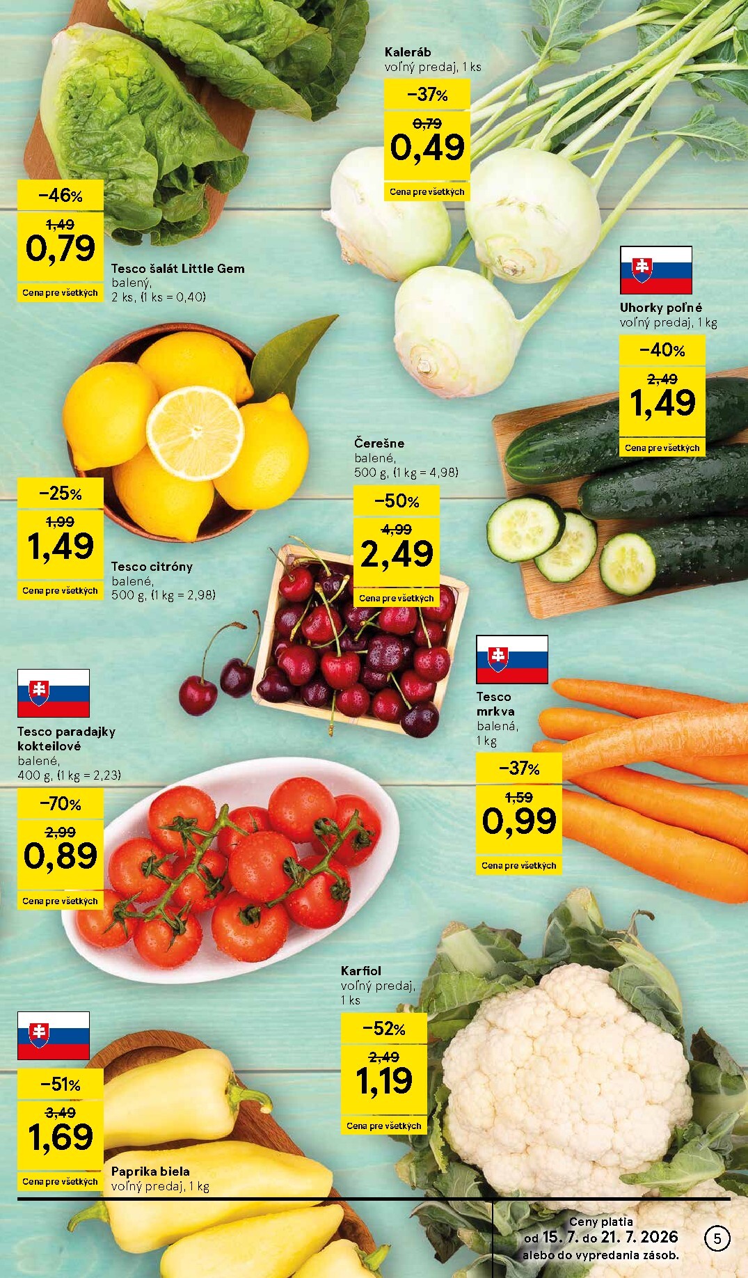 tesco - Nový Tesco leták od stredy, 15.07.2026 do utorka, 21.07.2026 - page: 5