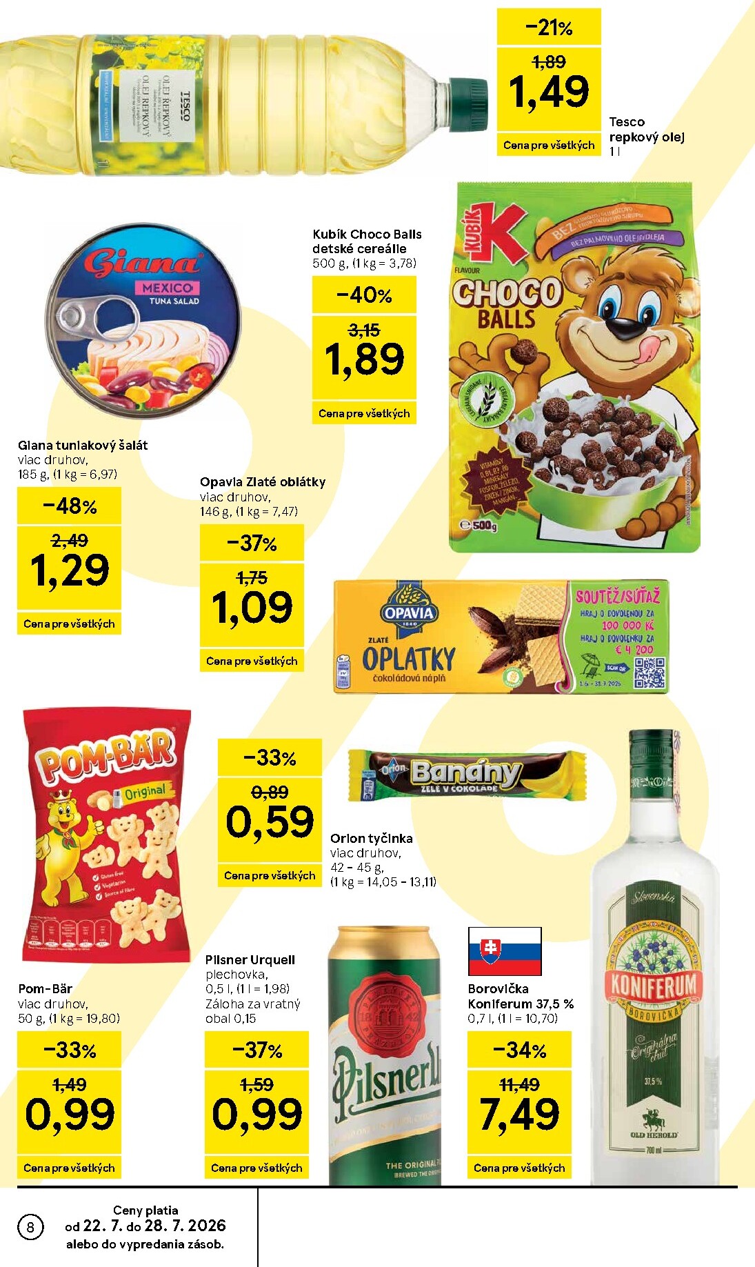 tesco - Nový Tesco leták od stredy, 22.07.2026 do utorka, 28.07.2026 - page: 8