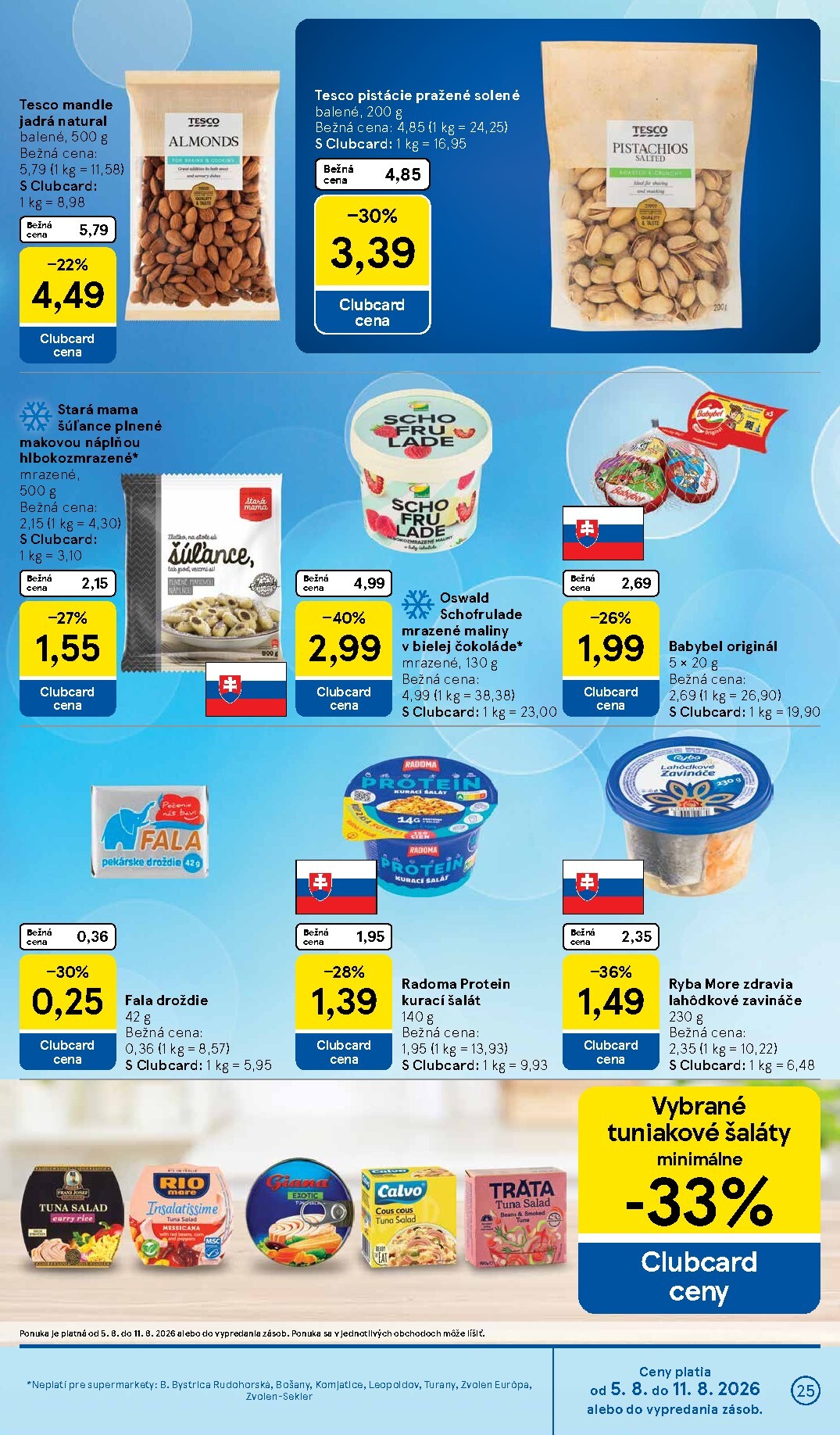 tesco - Nový Tesco supermarket leták od stredy, 05.08.2026 do utorka, 11.08.2026 - page: 25