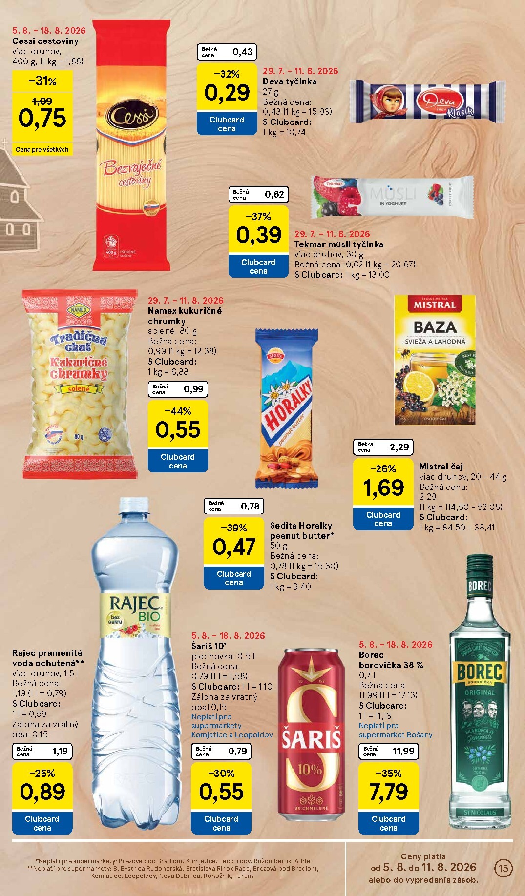 tesco - Nový Tesco supermarket leták od stredy, 05.08.2026 do utorka, 11.08.2026 - page: 15