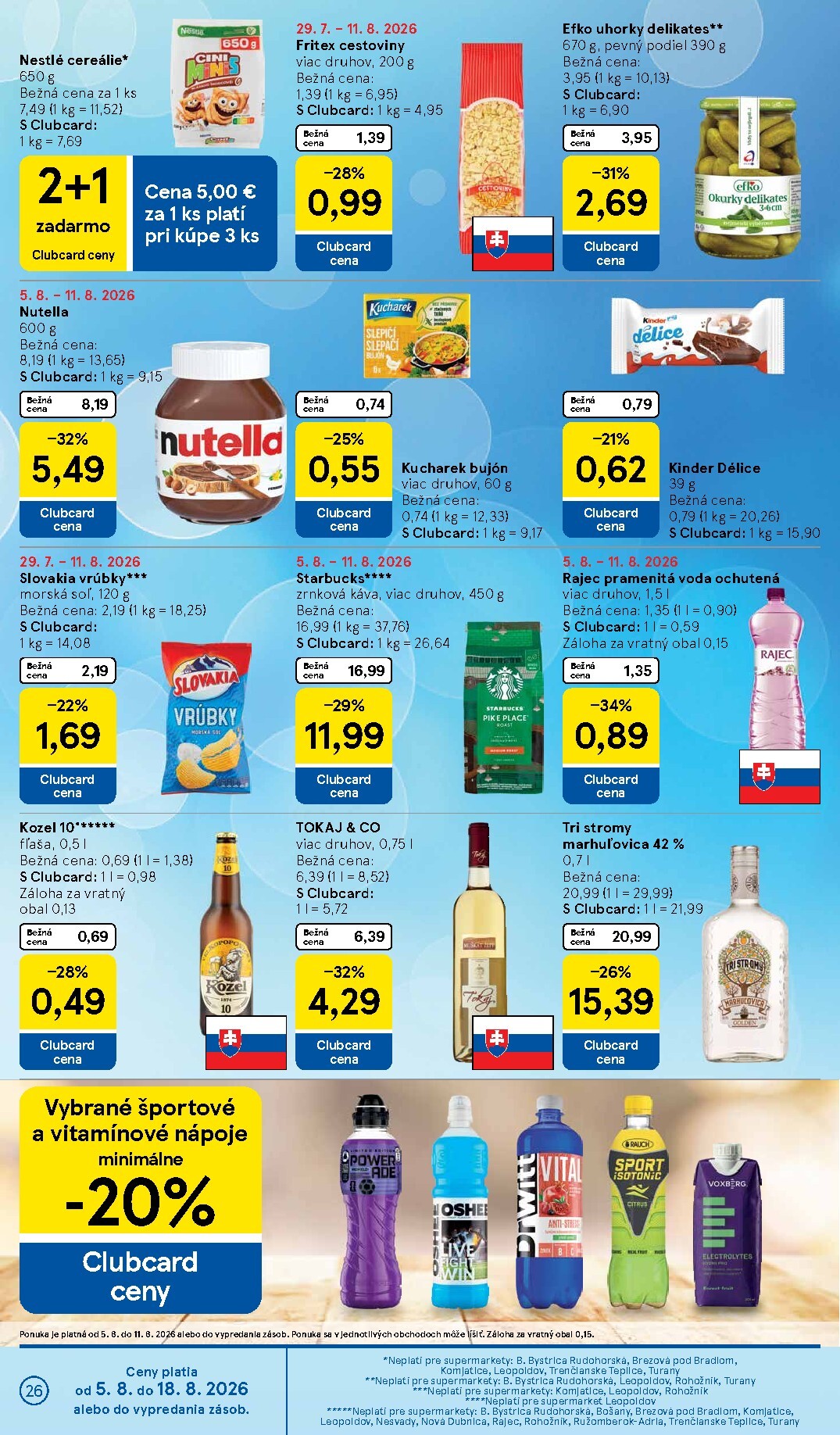 tesco - Nový Tesco supermarket leták od stredy, 05.08.2026 do utorka, 11.08.2026 - page: 26