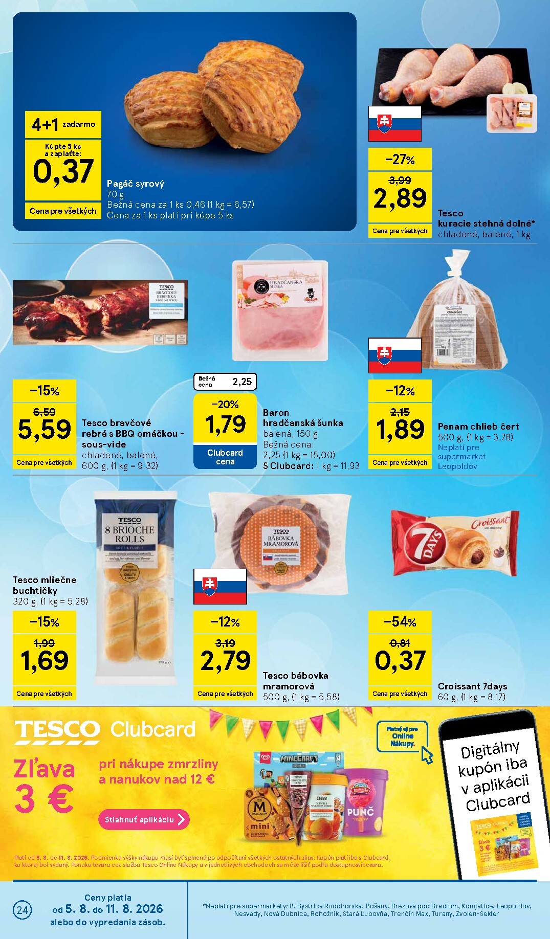tesco - Nový Tesco supermarket leták od stredy, 05.08.2026 do utorka, 11.08.2026 - page: 24