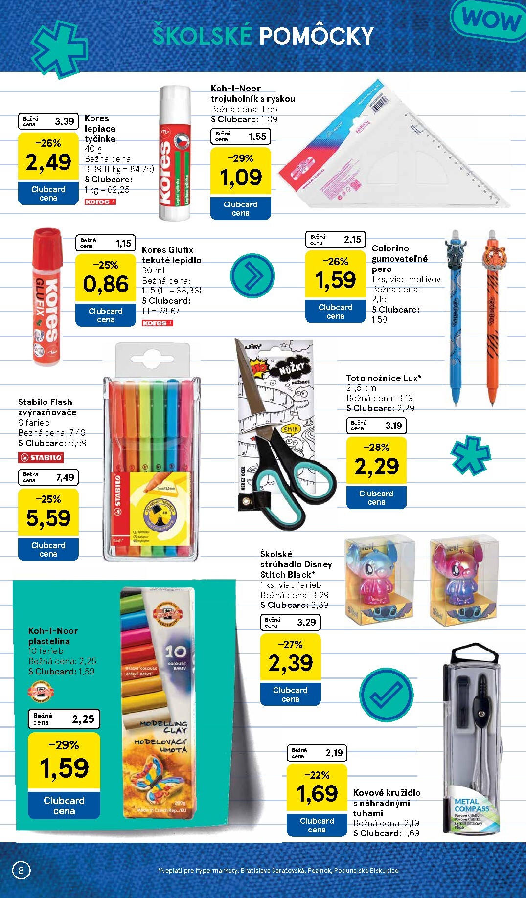 tesco - Aktuálny Tesco - Všetko pre vášho školáka leták od pondelka, 03.08.2026 do nedele, 13.09.2026 - page: 8
