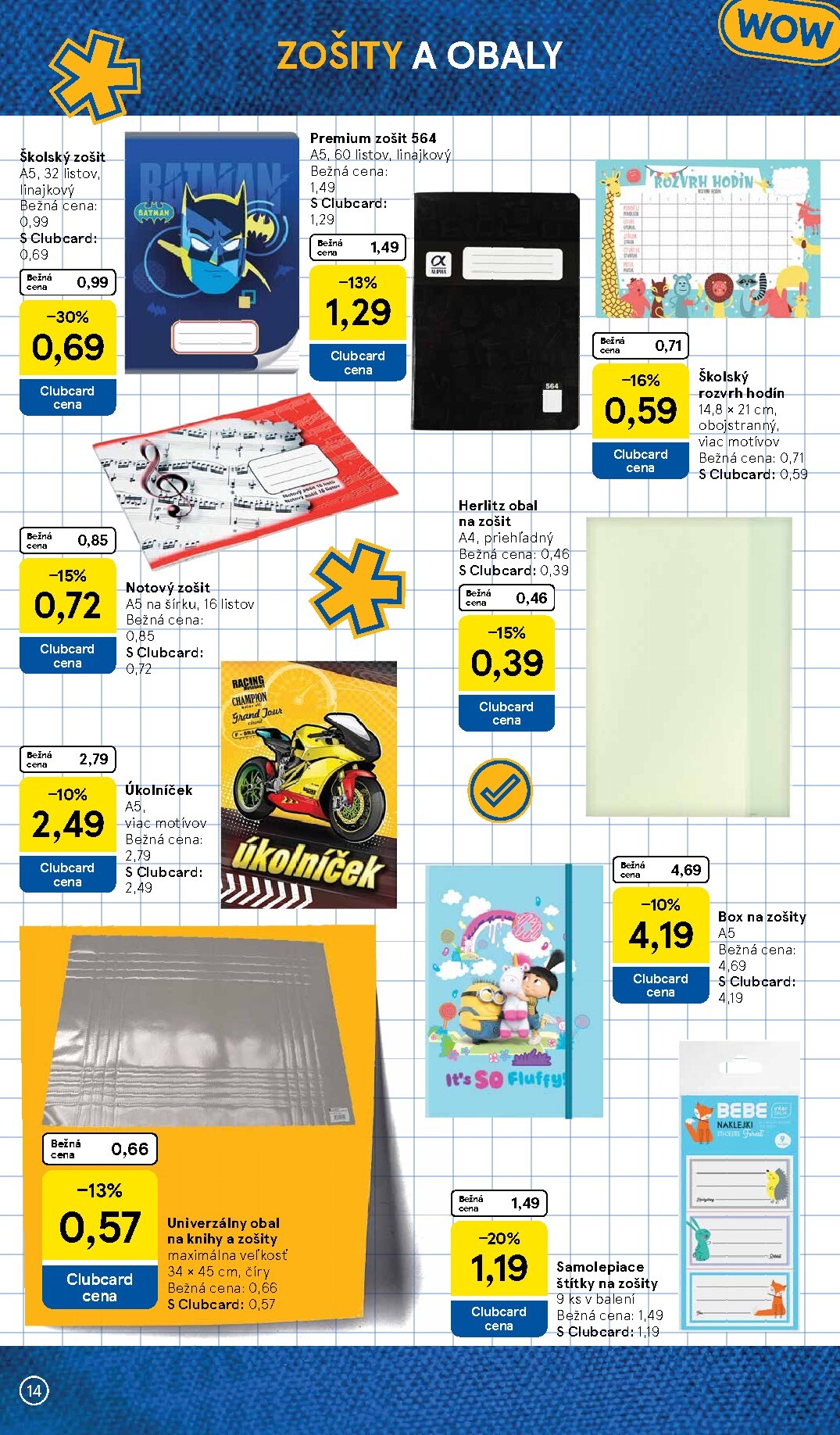 tesco - Aktuálny Tesco - Všetko pre vášho školáka leták od pondelka, 03.08.2026 do nedele, 13.09.2026 - page: 14