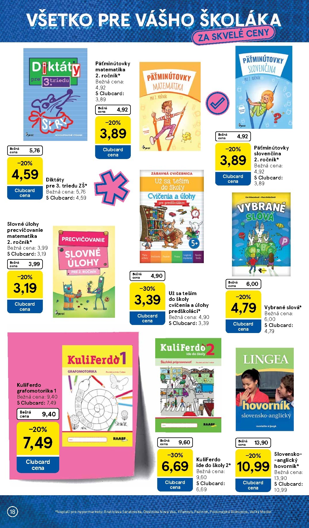 tesco - Aktuálny Tesco - Všetko pre vášho školáka leták od pondelka, 03.08.2026 do nedele, 13.09.2026 - page: 18