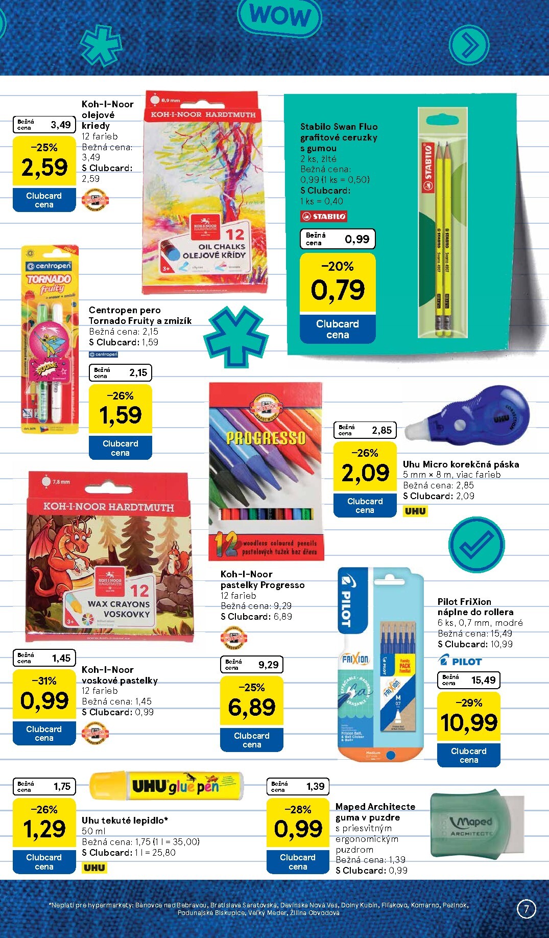 tesco - Aktuálny Tesco - Všetko pre vášho školáka leták od pondelka, 03.08.2026 do nedele, 13.09.2026 - page: 7