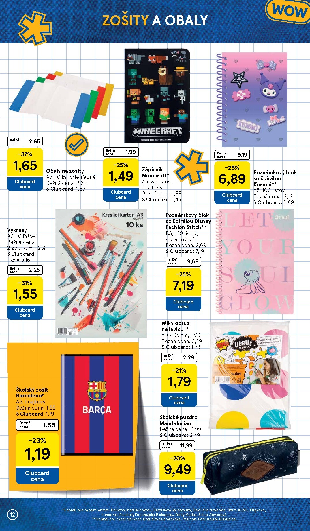 tesco - Aktuálny Tesco - Všetko pre vášho školáka leták od pondelka, 03.08.2026 do nedele, 13.09.2026 - page: 12