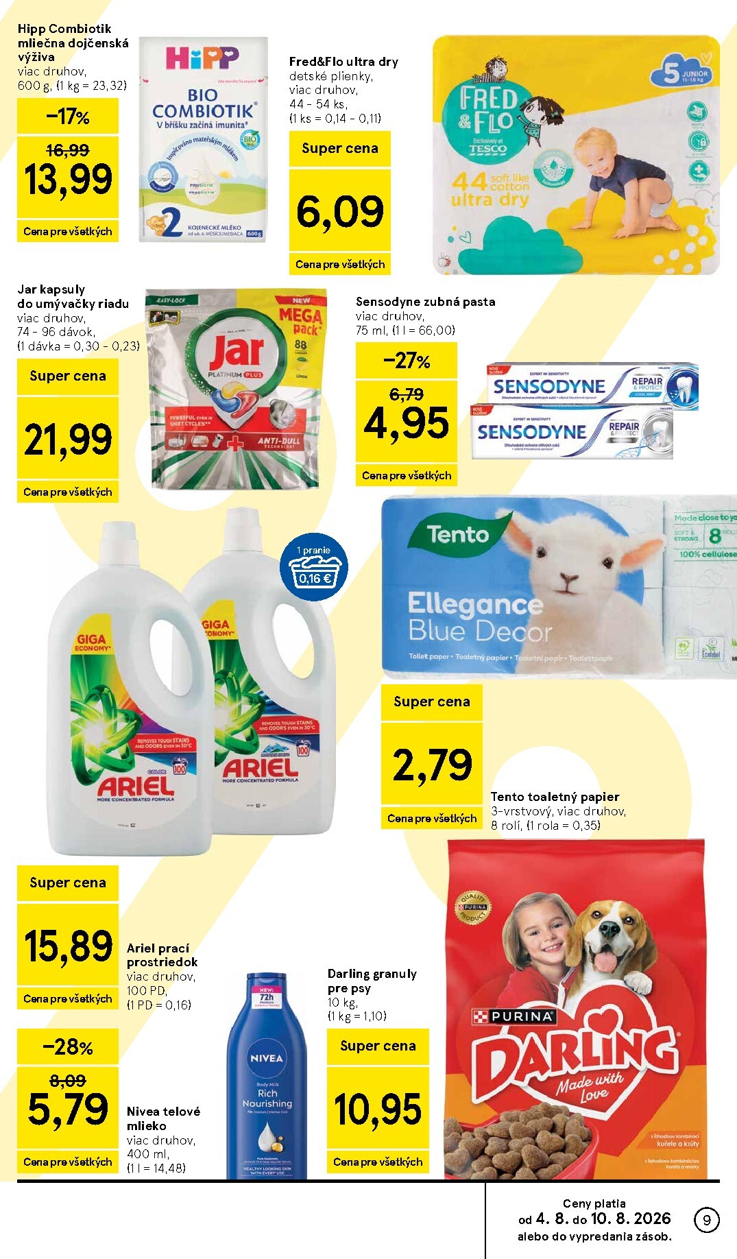tesco - Nový Tesco leták od stredy, 05.08.2026 do utorka, 11.08.2026 - page: 9
