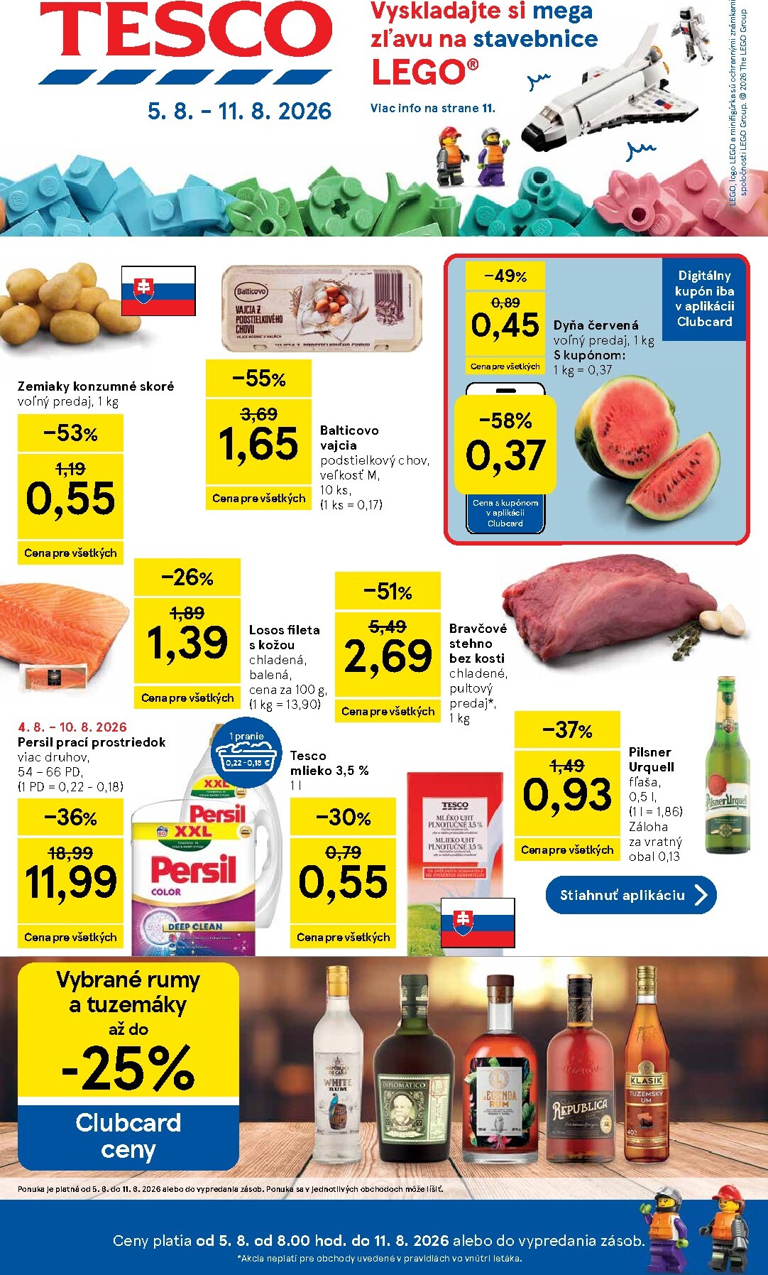 tesco - Nový Tesco leták od stredy, 05.08.2026 do utorka, 11.08.2026 - page: 1