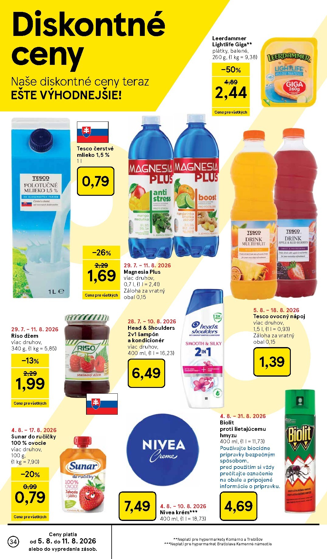tesco - Nový Tesco leták od stredy, 05.08.2026 do utorka, 11.08.2026 - page: 34