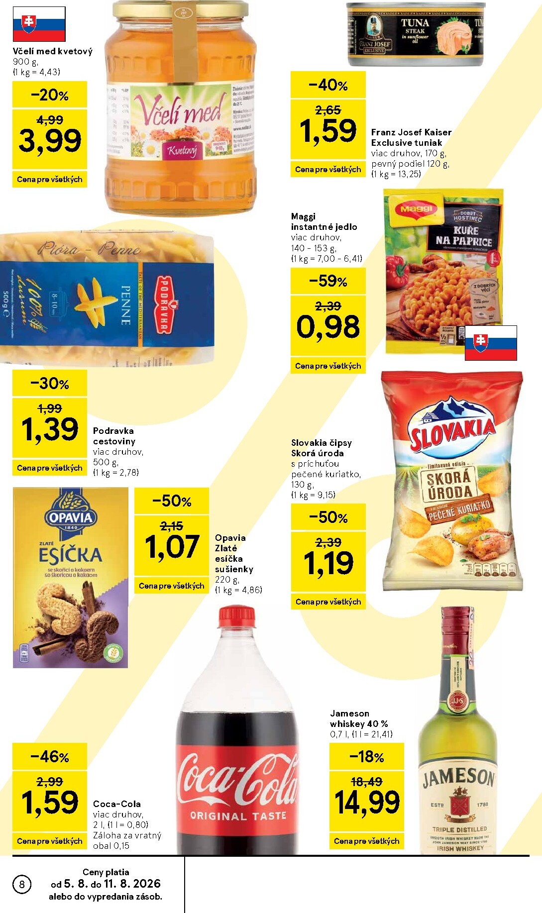 tesco - Nový Tesco leták od stredy, 05.08.2026 do utorka, 11.08.2026 - page: 8
