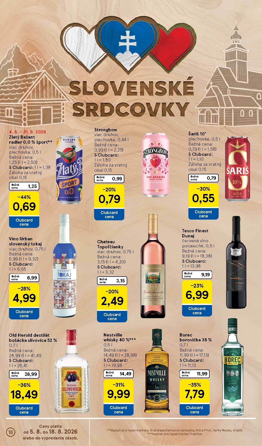 tesco - Nový Tesco leták od stredy, 05.08.2026 do utorka, 11.08.2026 - page: 18