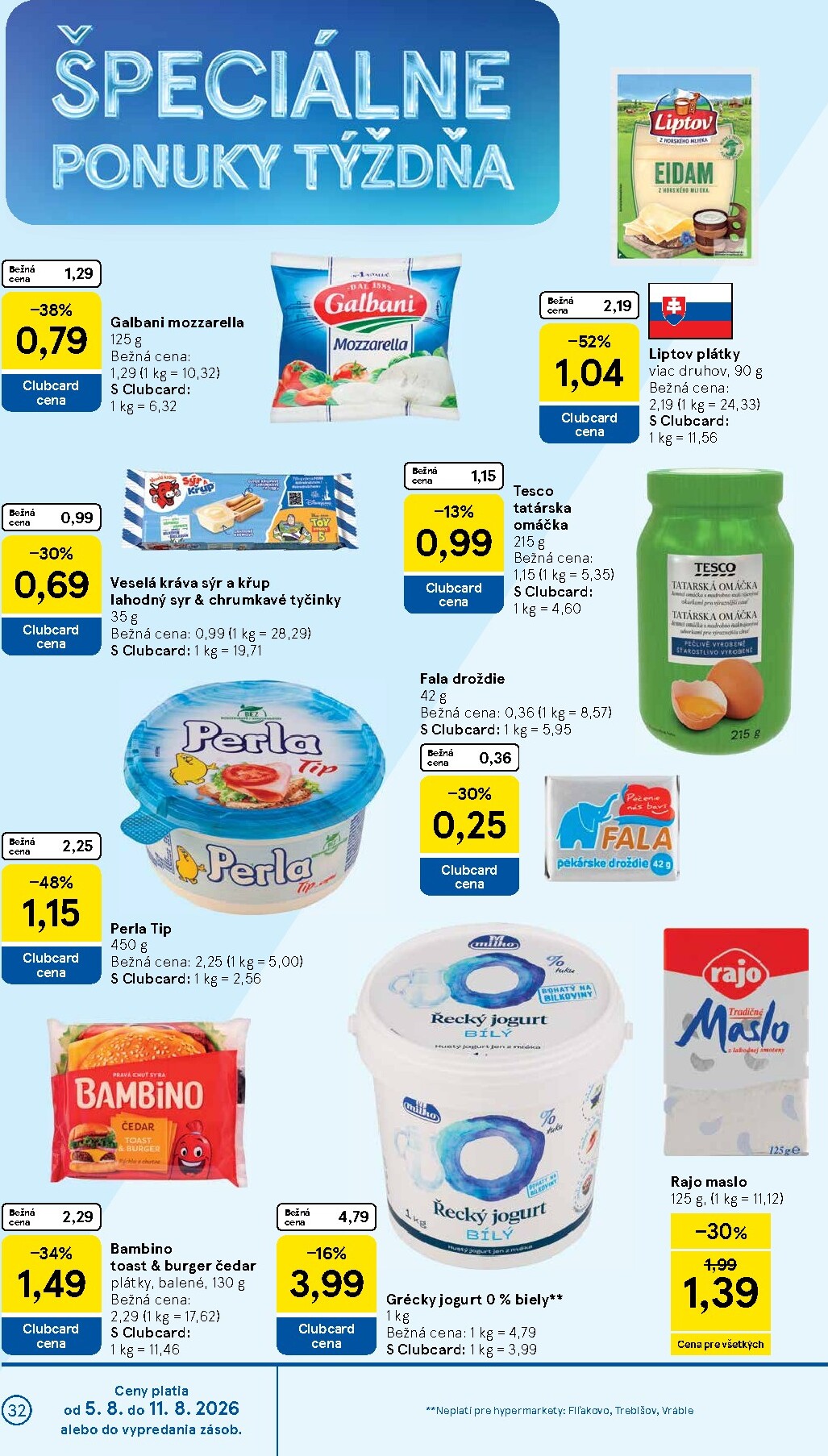 tesco - Nový Tesco leták od stredy, 05.08.2026 do utorka, 11.08.2026 - page: 32
