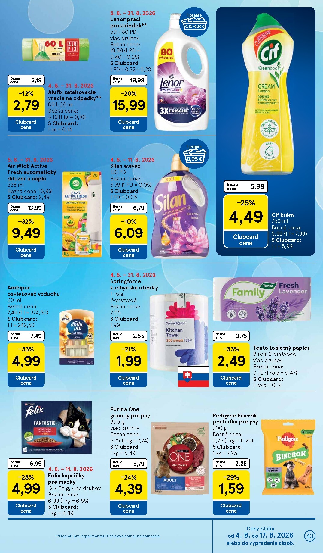 tesco - Nový Tesco leták od stredy, 05.08.2026 do utorka, 11.08.2026 - page: 43