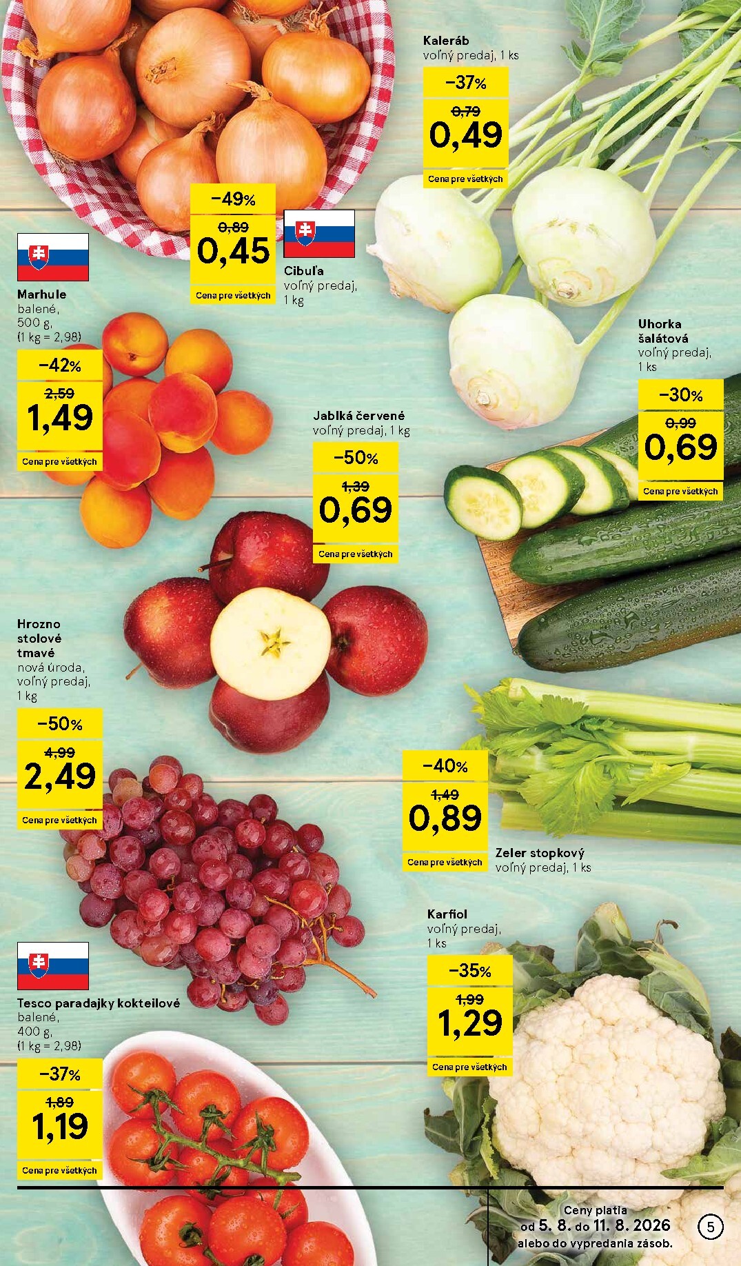 tesco - Nový Tesco leták od stredy, 05.08.2026 do utorka, 11.08.2026 - page: 5